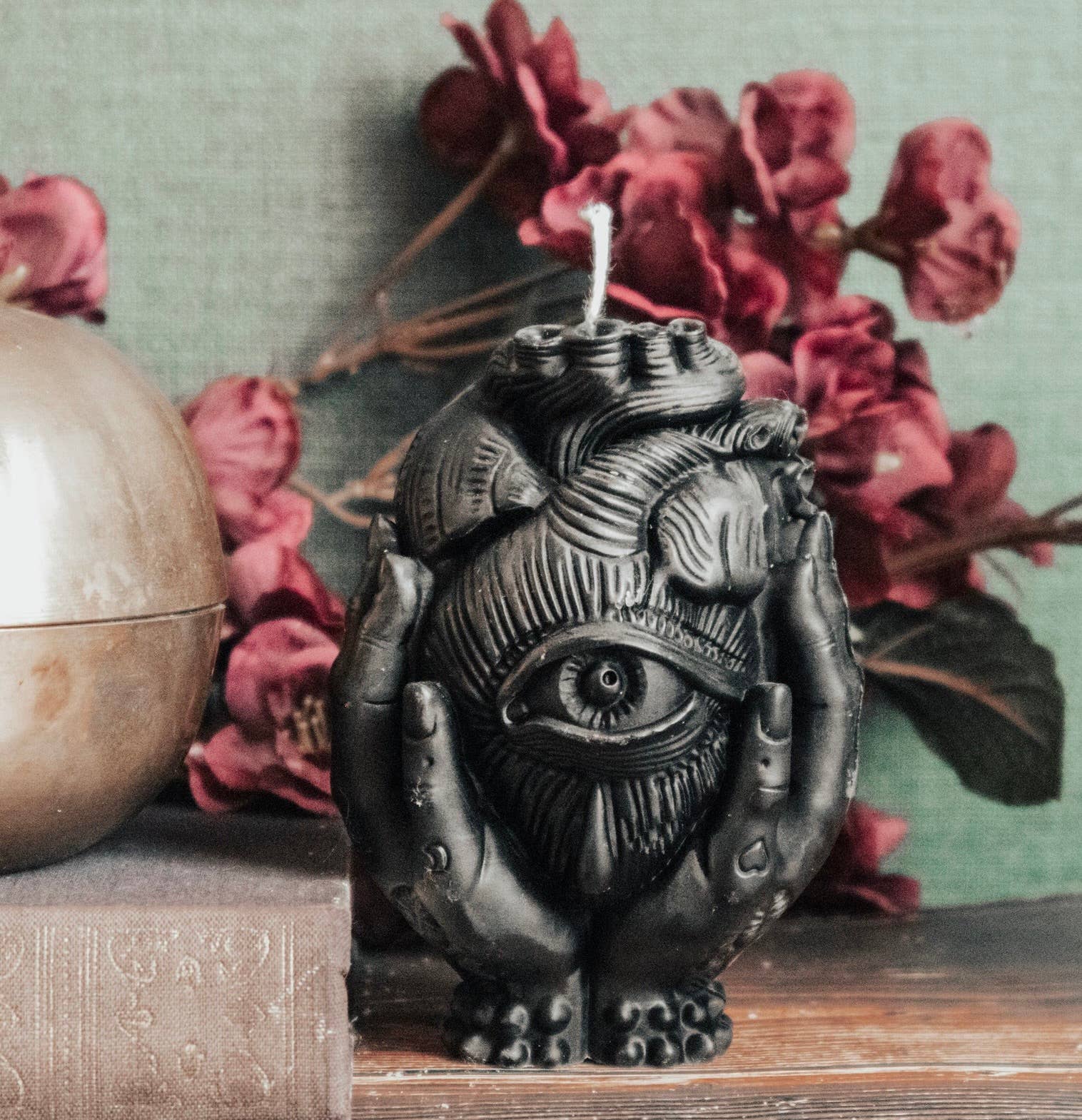 THIRD EYE HEART CANDLE | PILLAR: Red