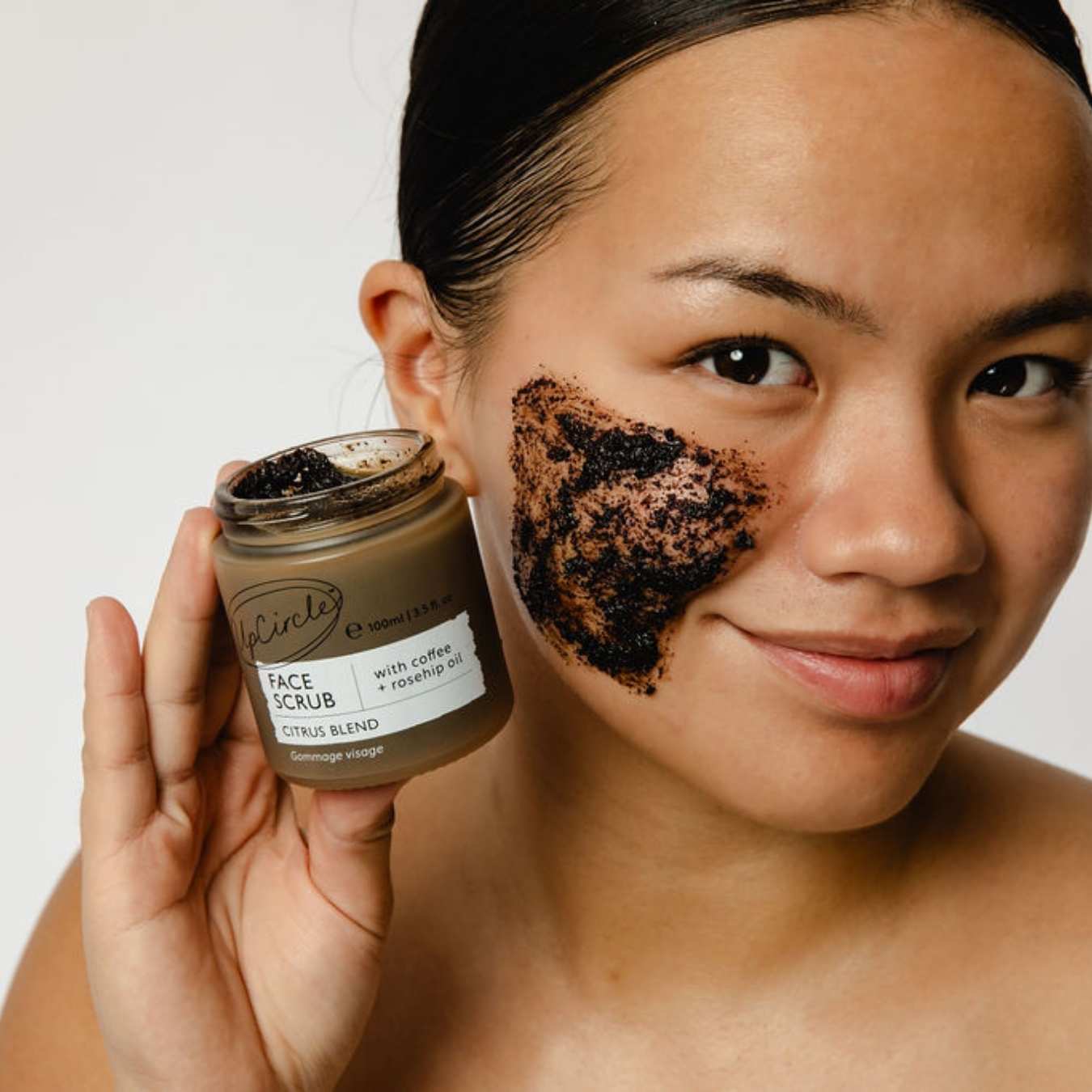 Coffee Face Scrub - Floral Blend for Sensitive Skin