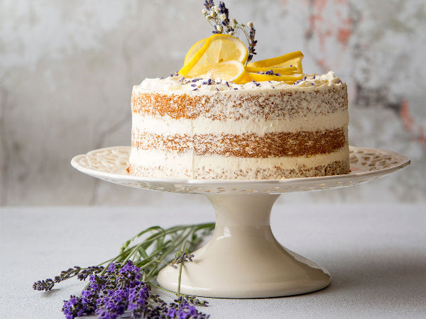 Lemon Cake with lavender
