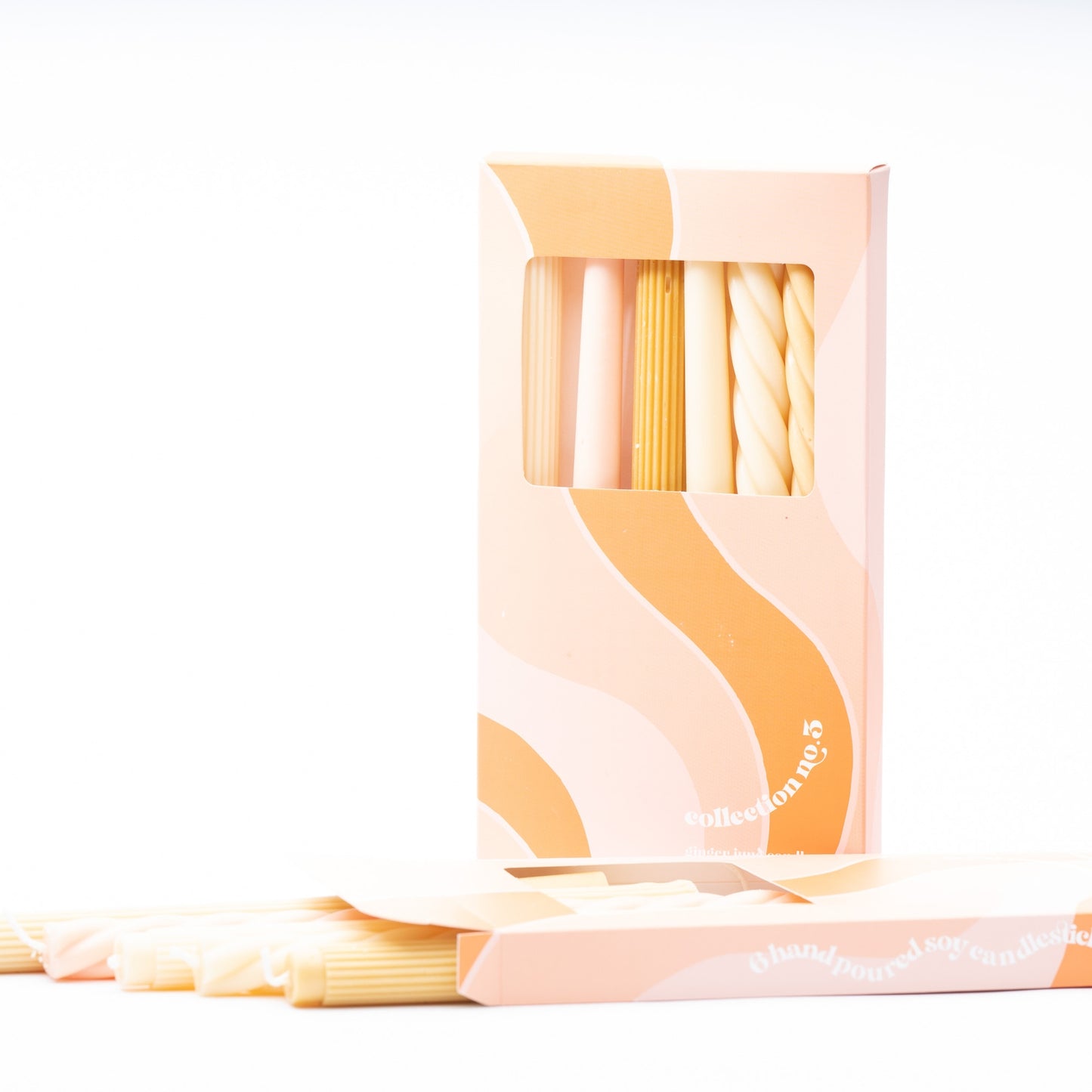 Set of 6 Soy Candlesticks • Collection No. 3