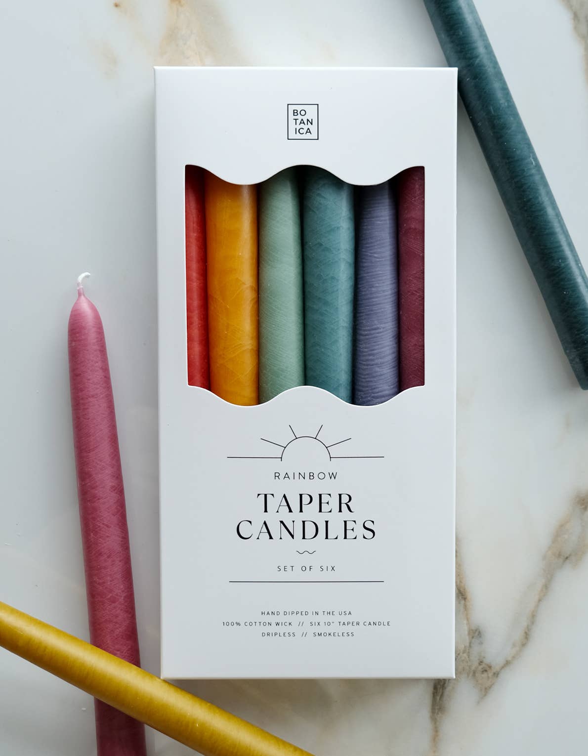 PRIDE |Taper Candle Collection, Set of 6