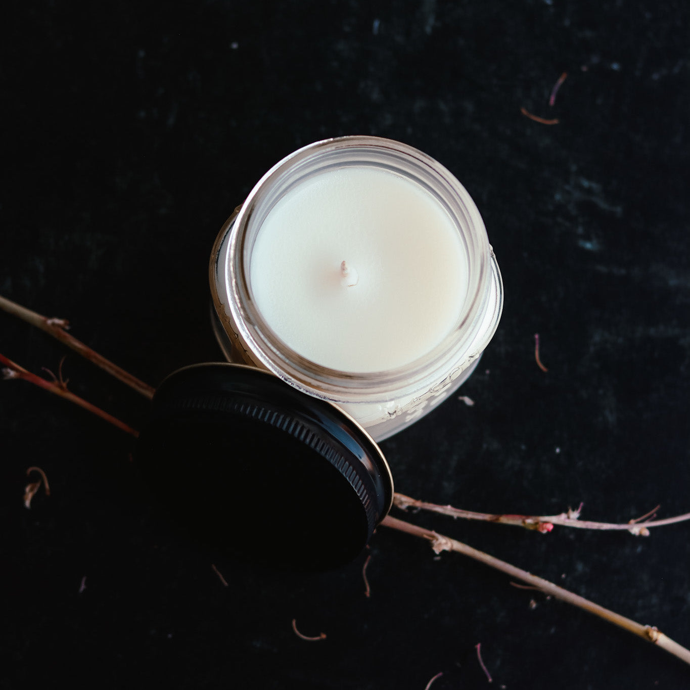 Christmas Farm Truck Mason Jar Candle