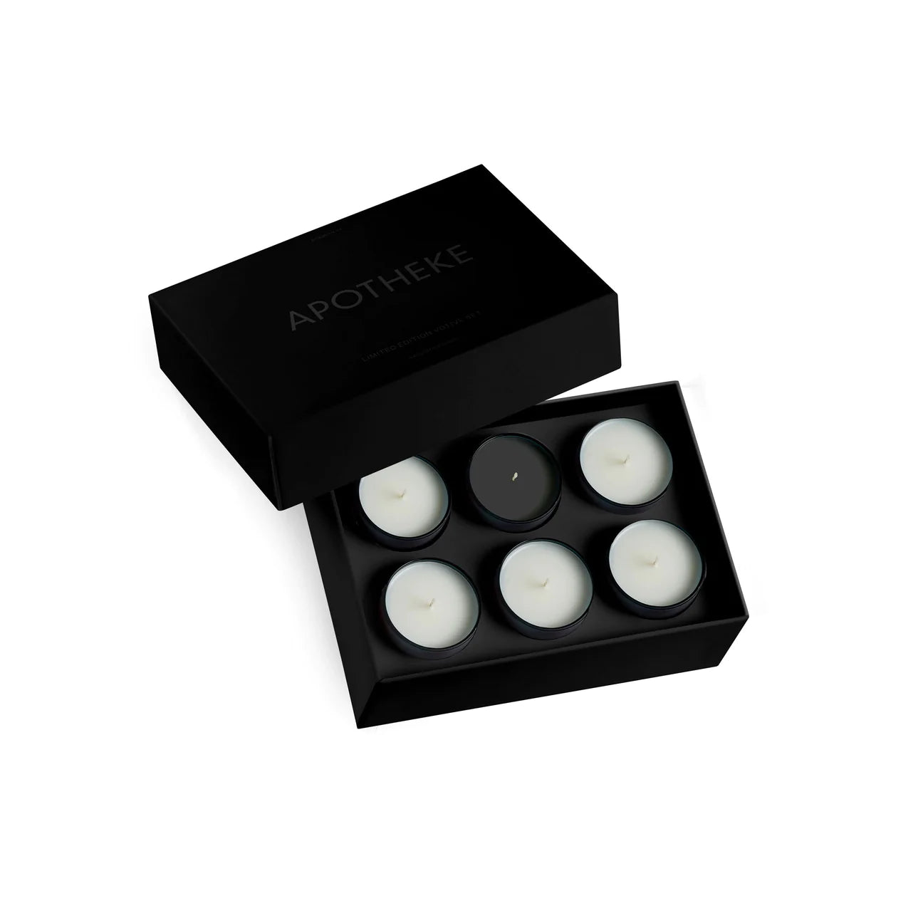 Signature Six Piece Black Votive Gift Set
