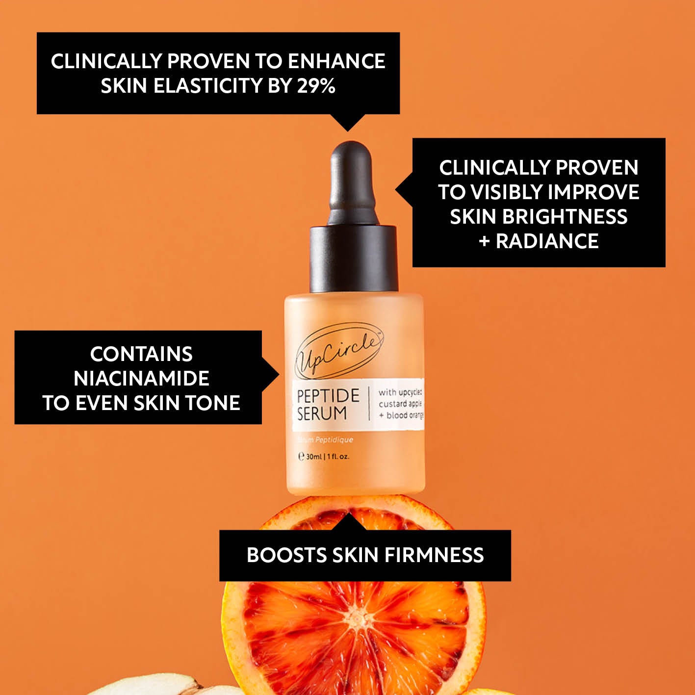Peptide Serum with Custard Apple + Blood Orange - Travel Size