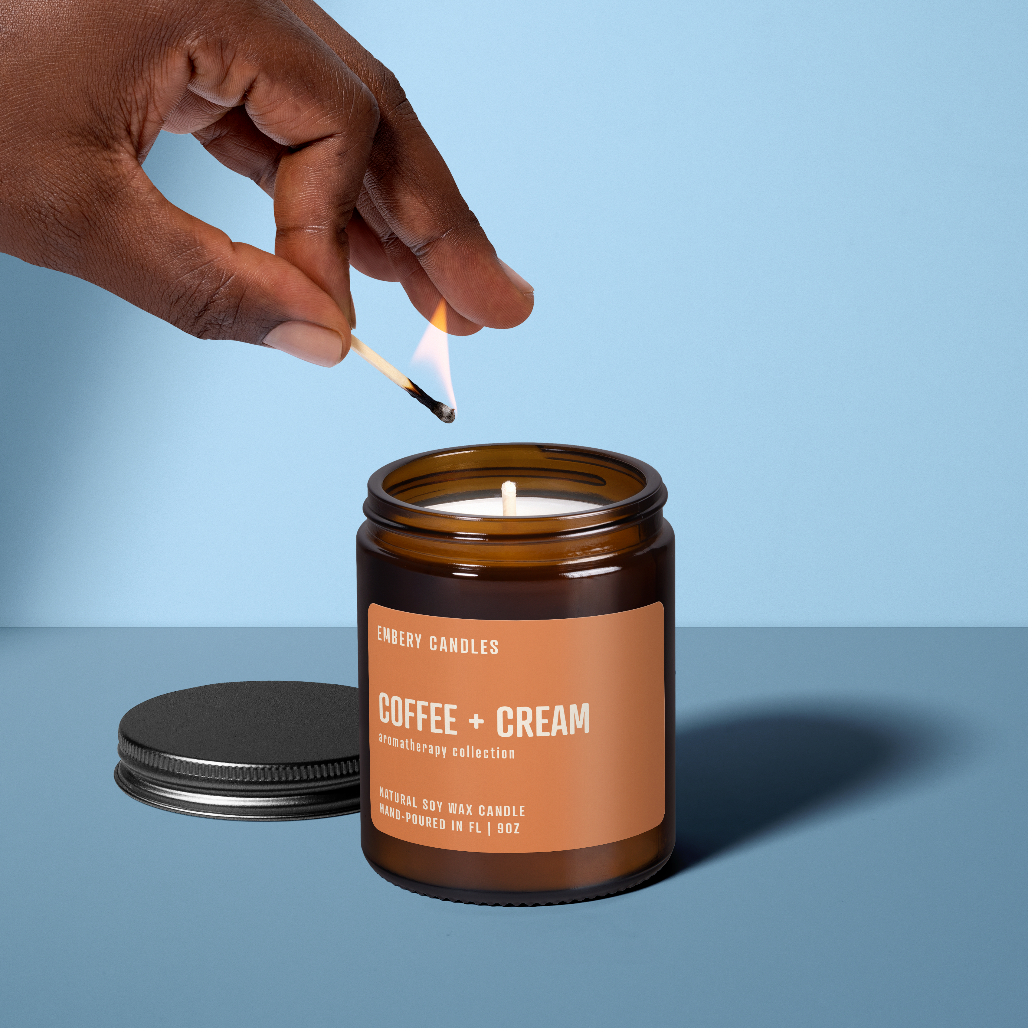 Coffee + Cream | Soy Wax Scented Candle