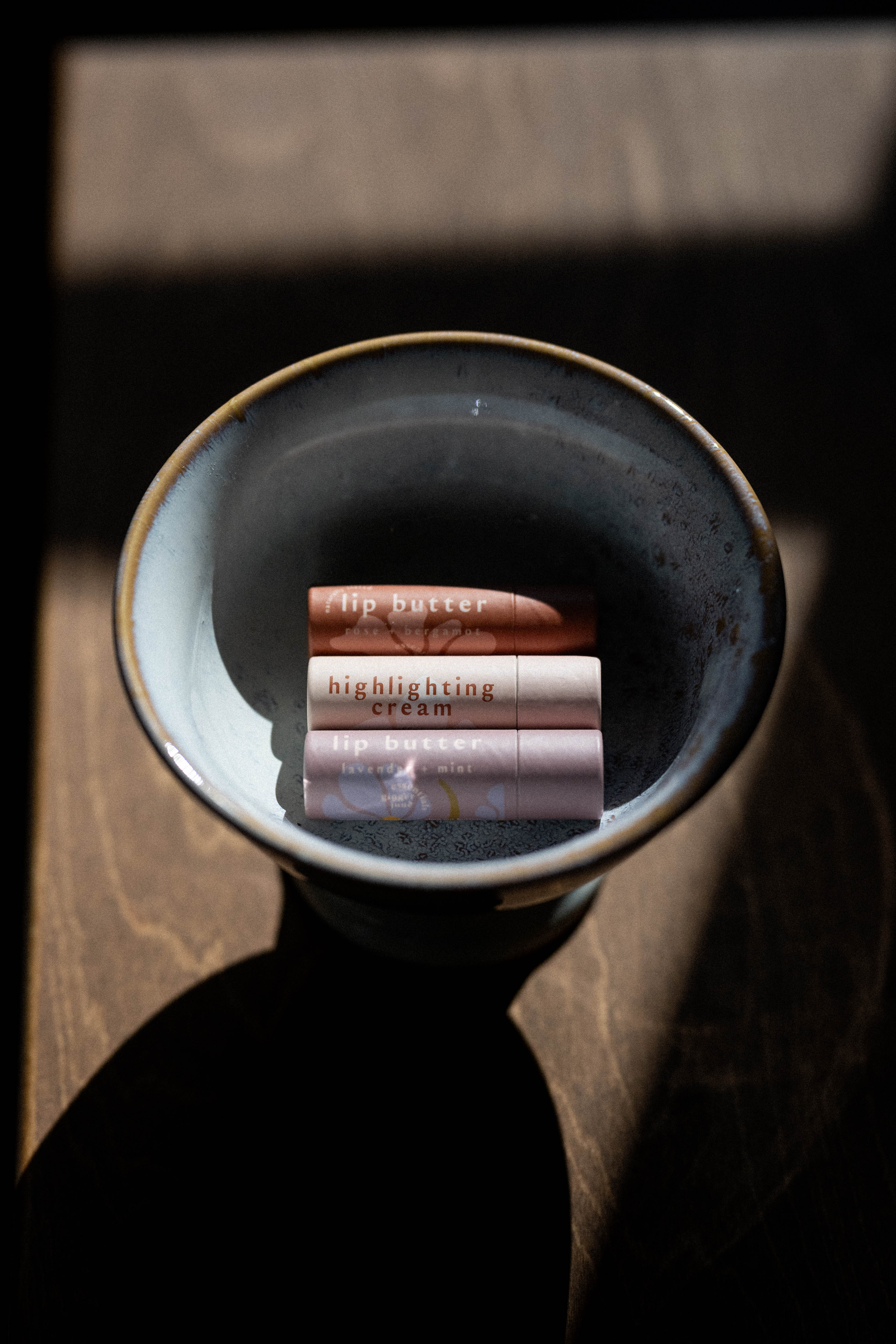 Lavender peppermint lip butter • beeswax based