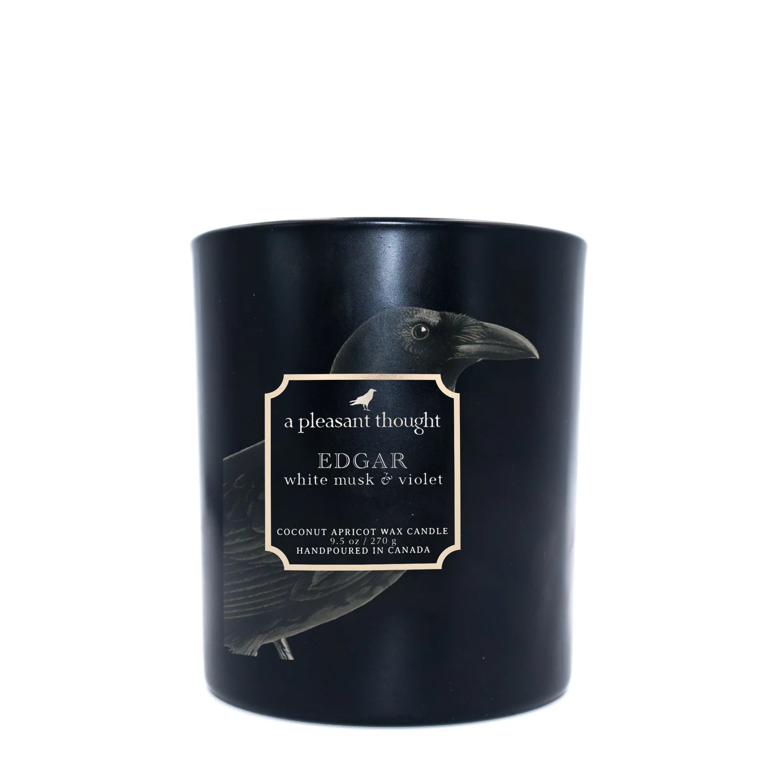 EDGAR | White Musk & Violet | Raven Candle