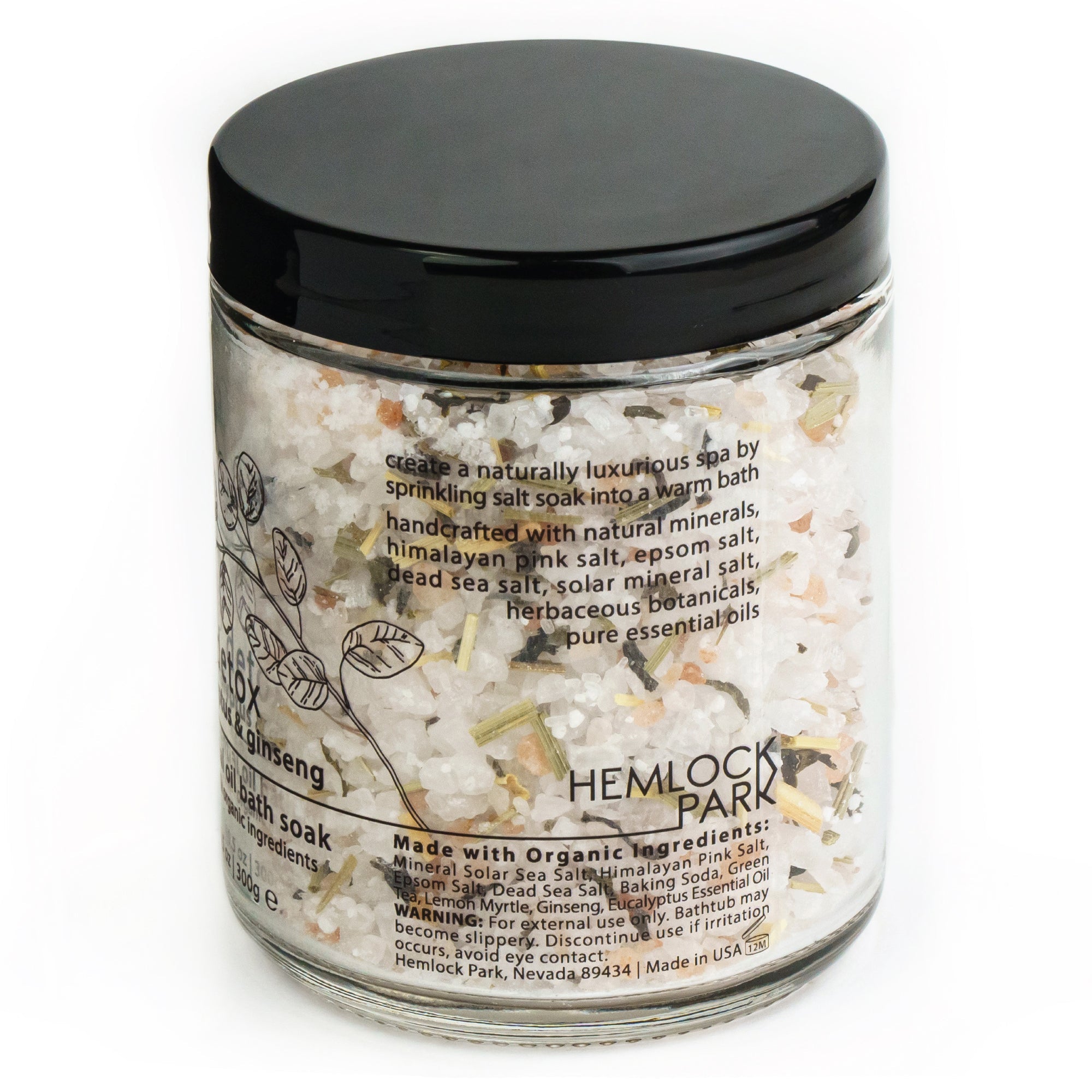 Detox Eucalyptus & Ginseng Essential Oil Bath Soak