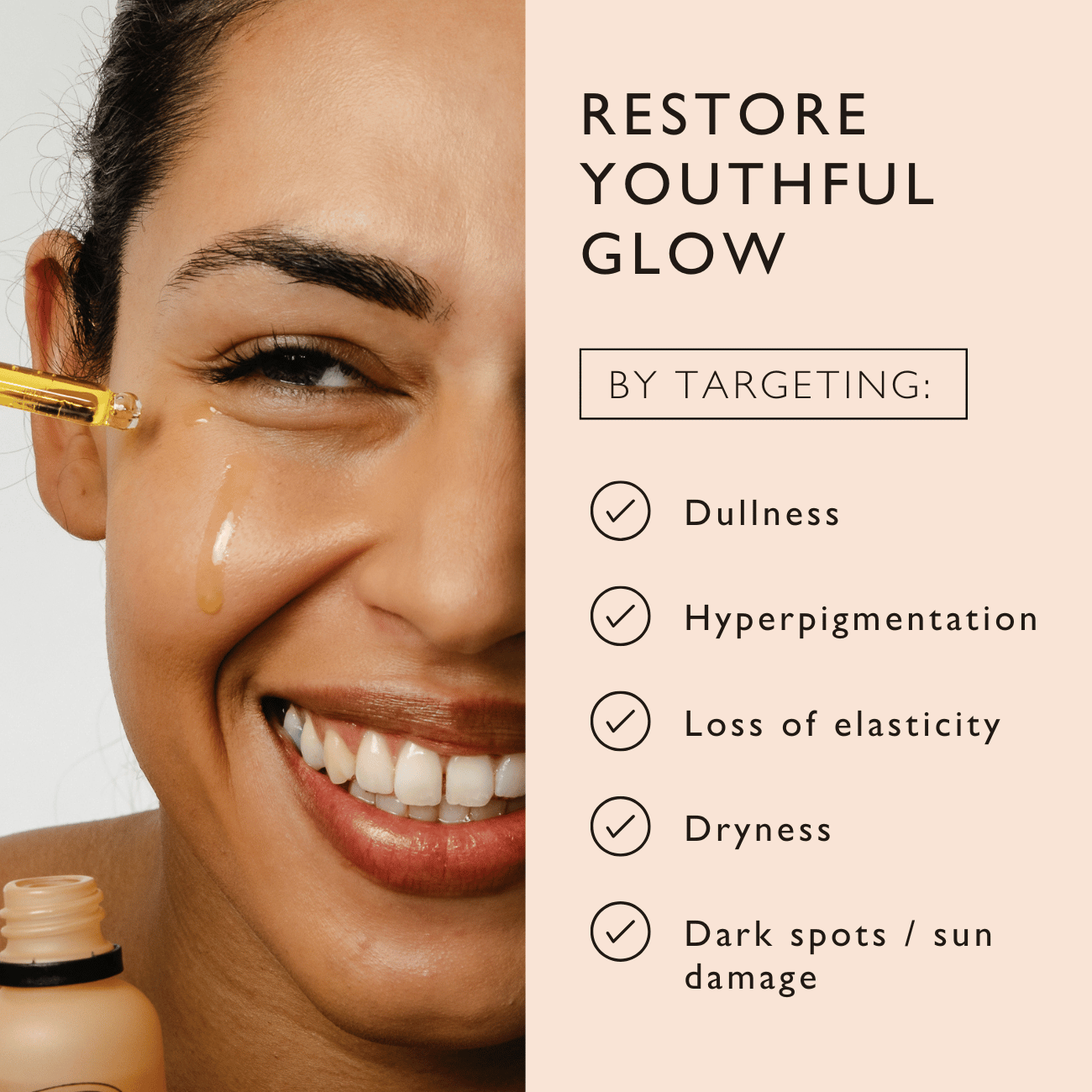 Organic Face Oil with Coffee Extact - Travel Size