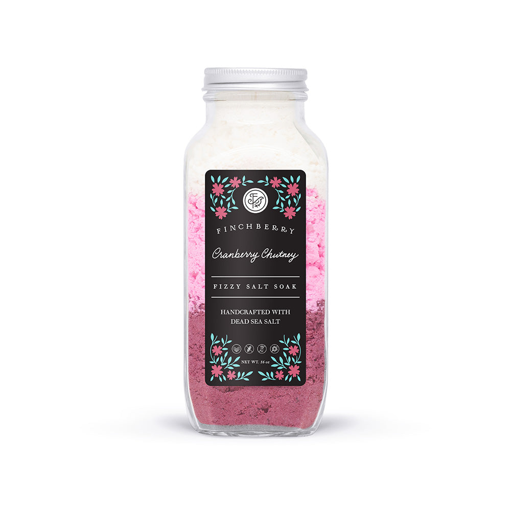 Fizzy Salt Soak - Cranberry Chutney