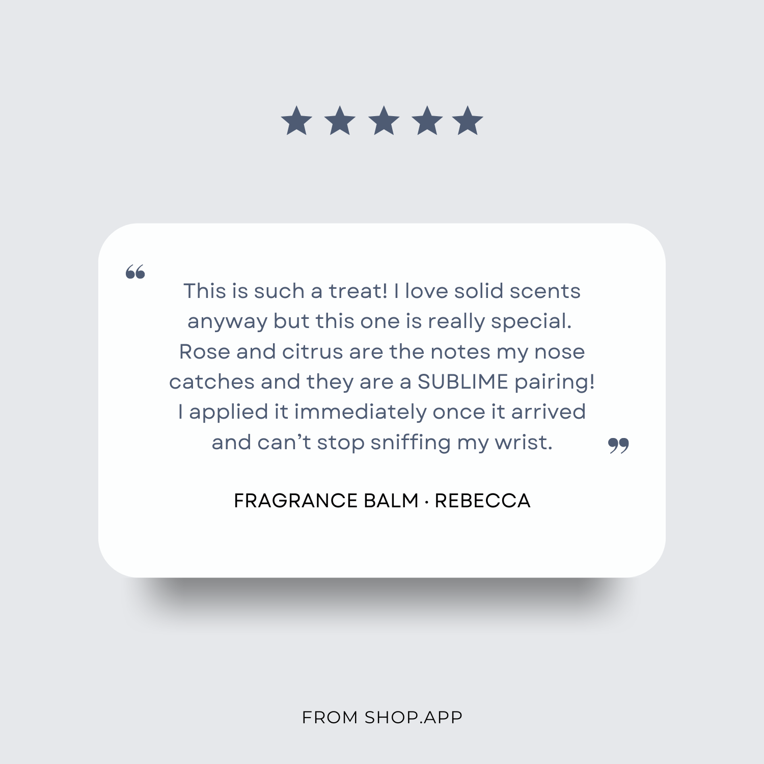 Fragrance Balm