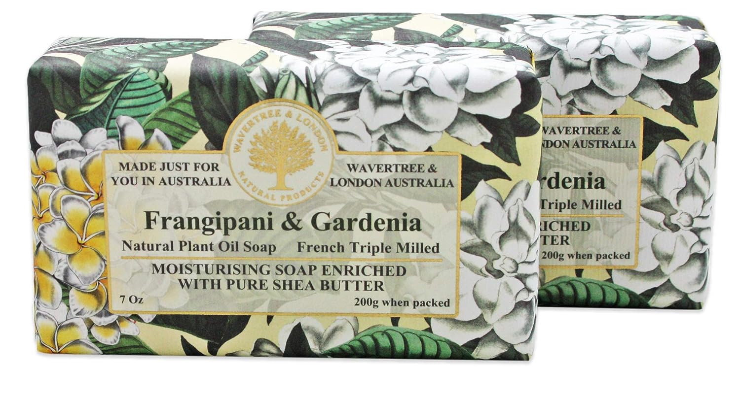 Frangipani & Gardenia Luxury Soap Bars