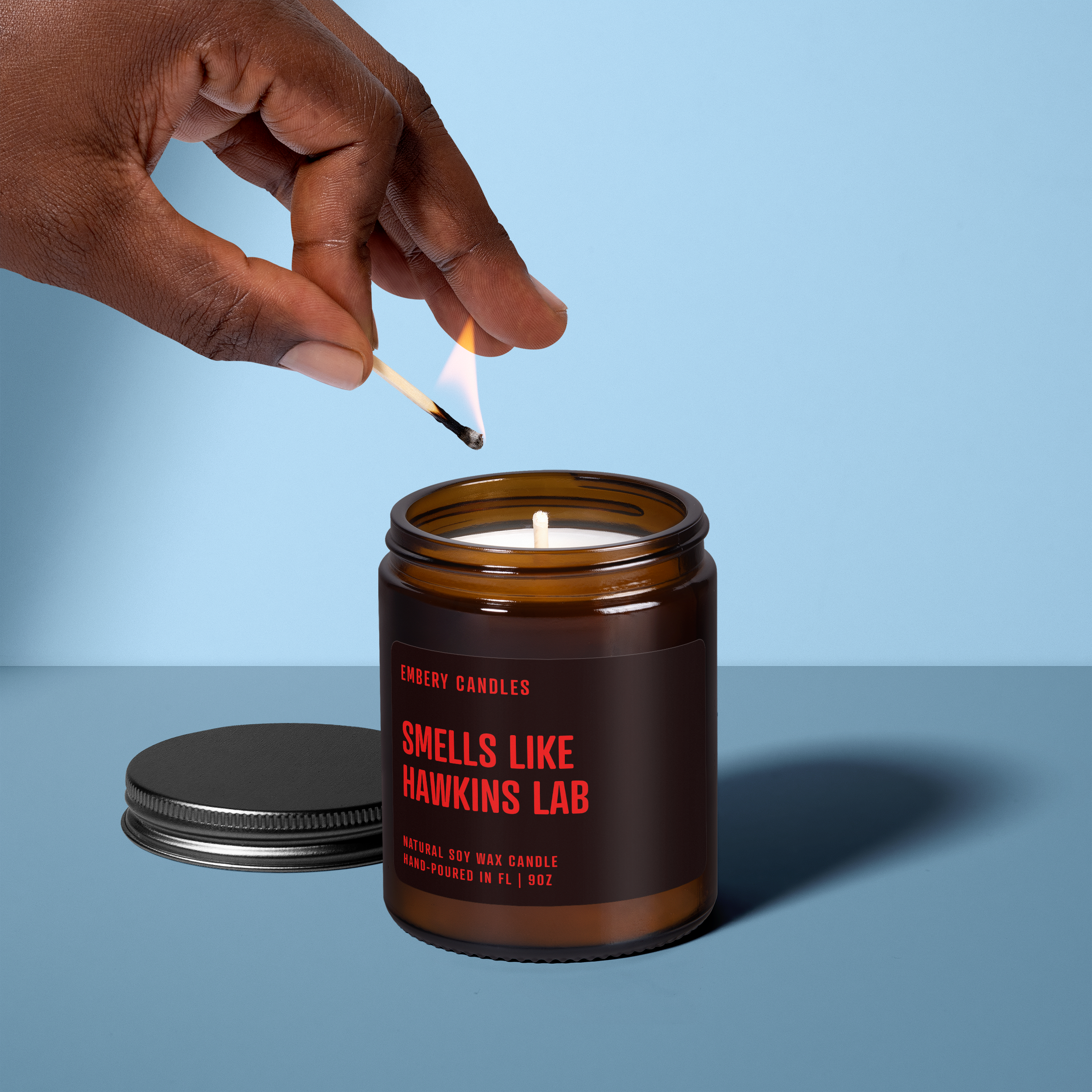 Smells Like Hawkins Lab | Soy Wax Scented Candle