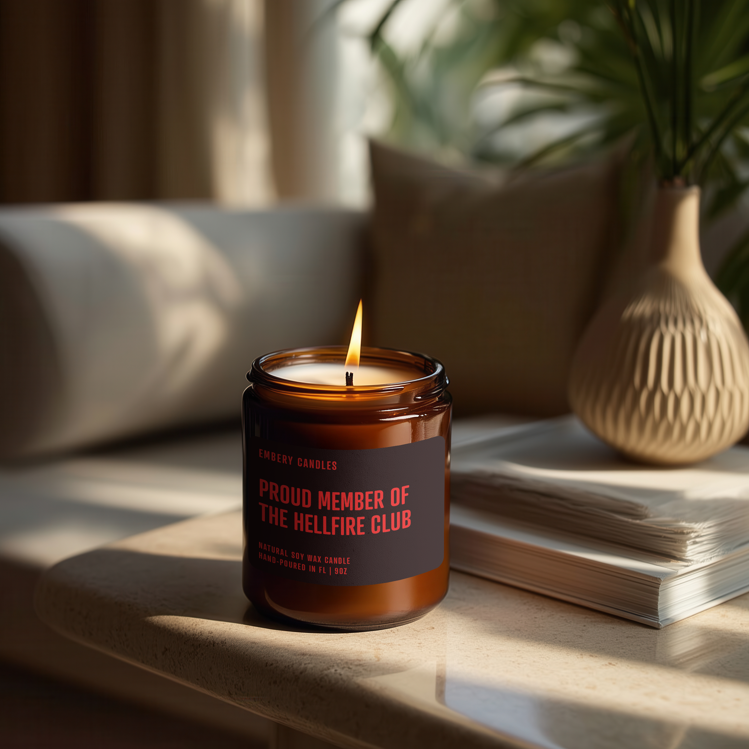 Proud Member of the Hellfire Club | Soy Wax Scented Candle