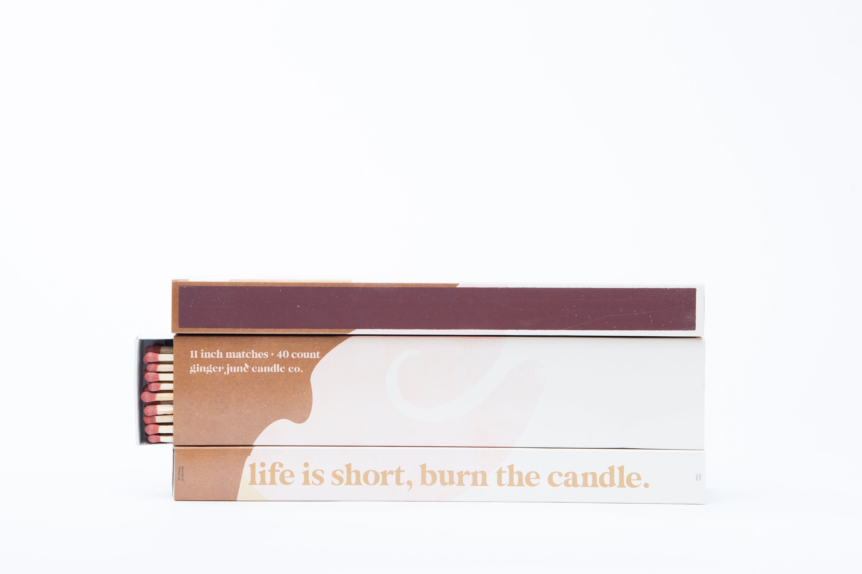 LIFE'S SHORT, BURN THE CANDLE. - 40 strike XL matches