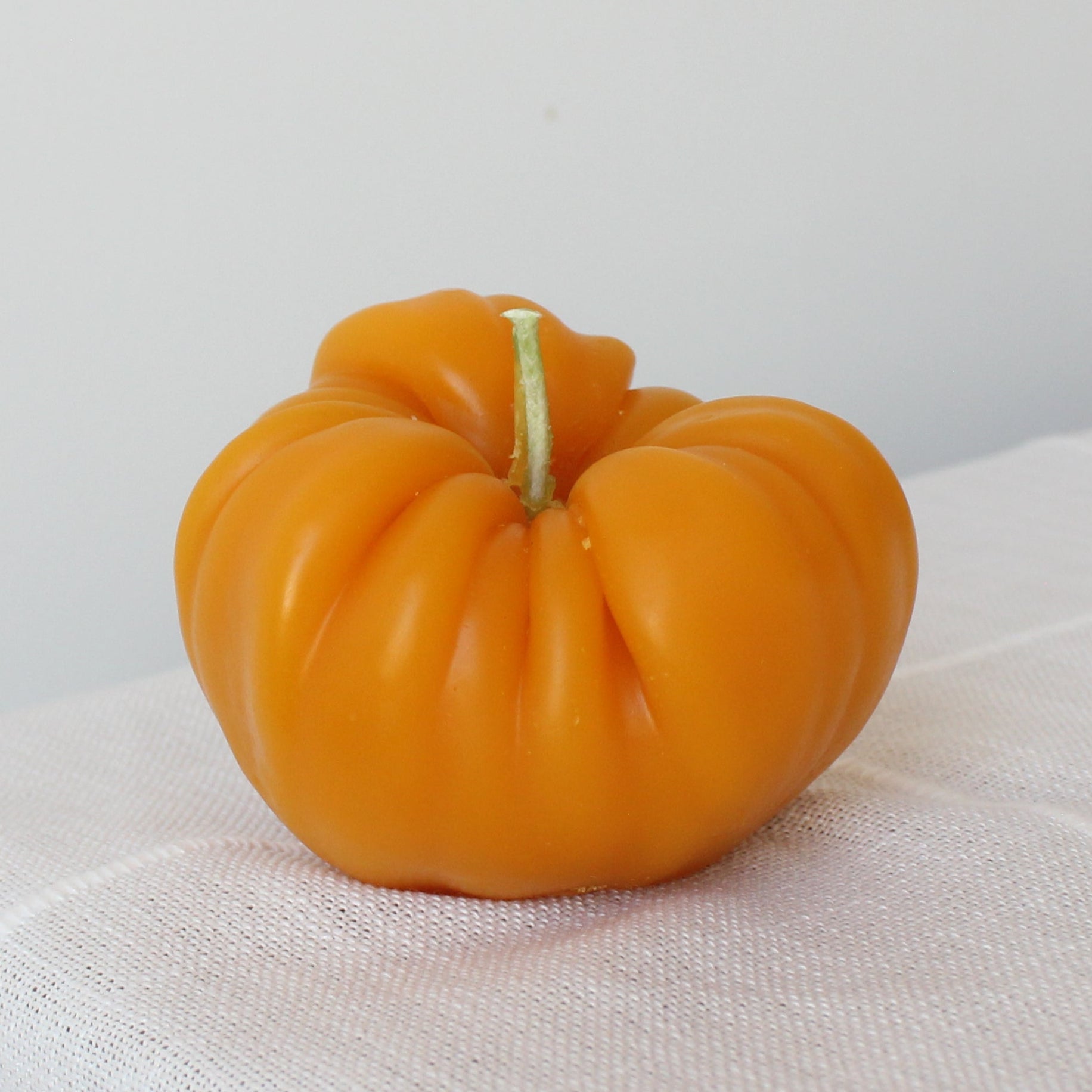 LARGE YELLOW HEIRLOOM TOMATO BEESWAX CANDLE