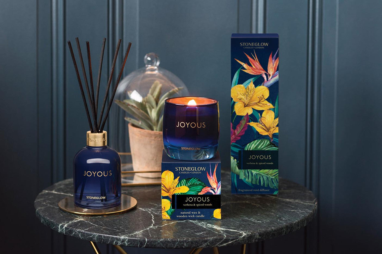 Infusion - Verbena & Spiced Woods - Tumbler (Navy) Joyous