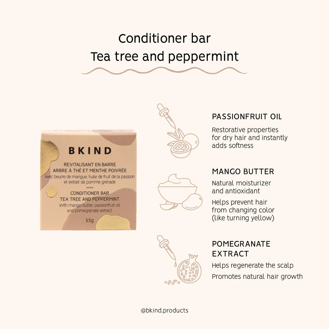 Conditioner bar - Colored and/or white hair