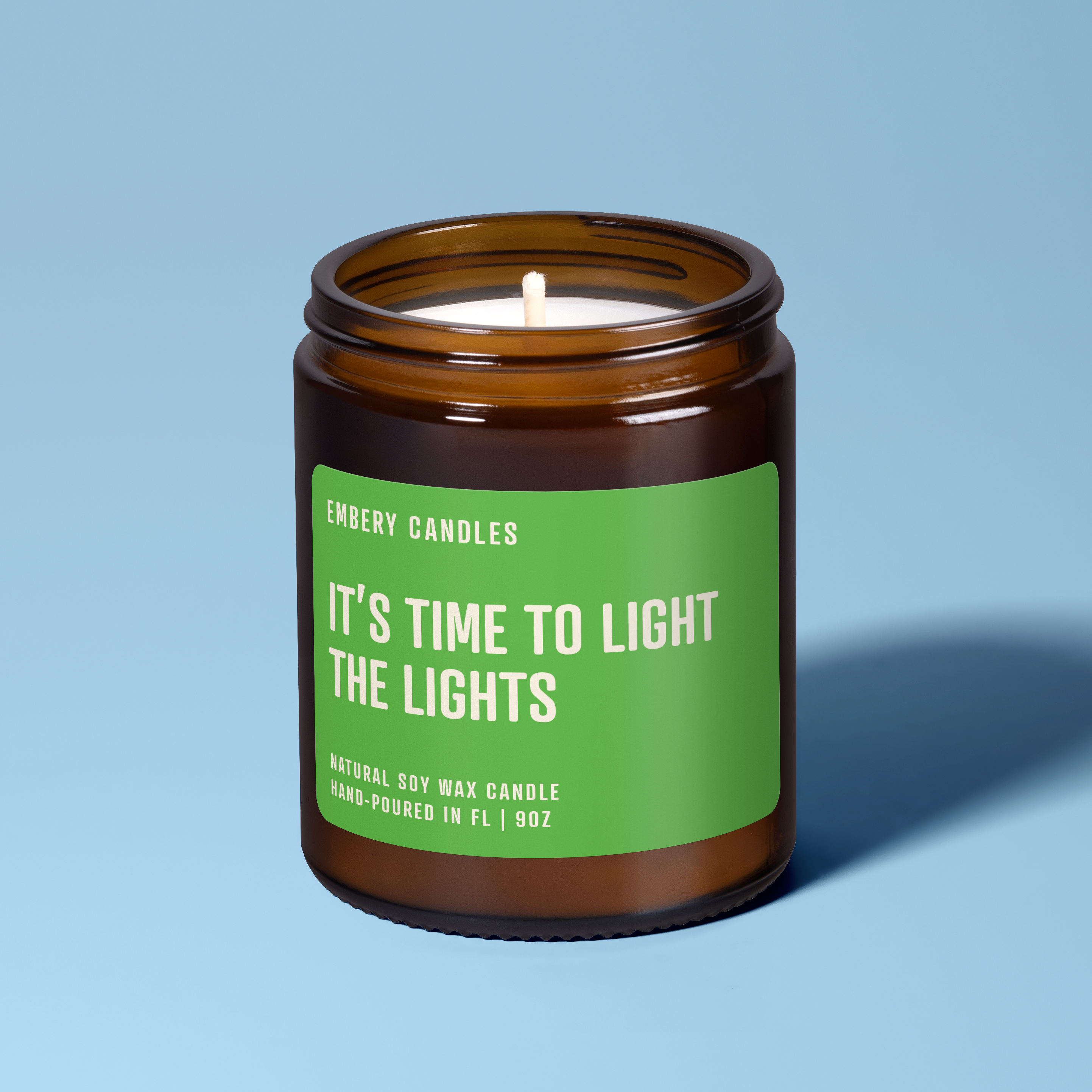 It's Time to Light the Lights | Soy Wax Scented Candle