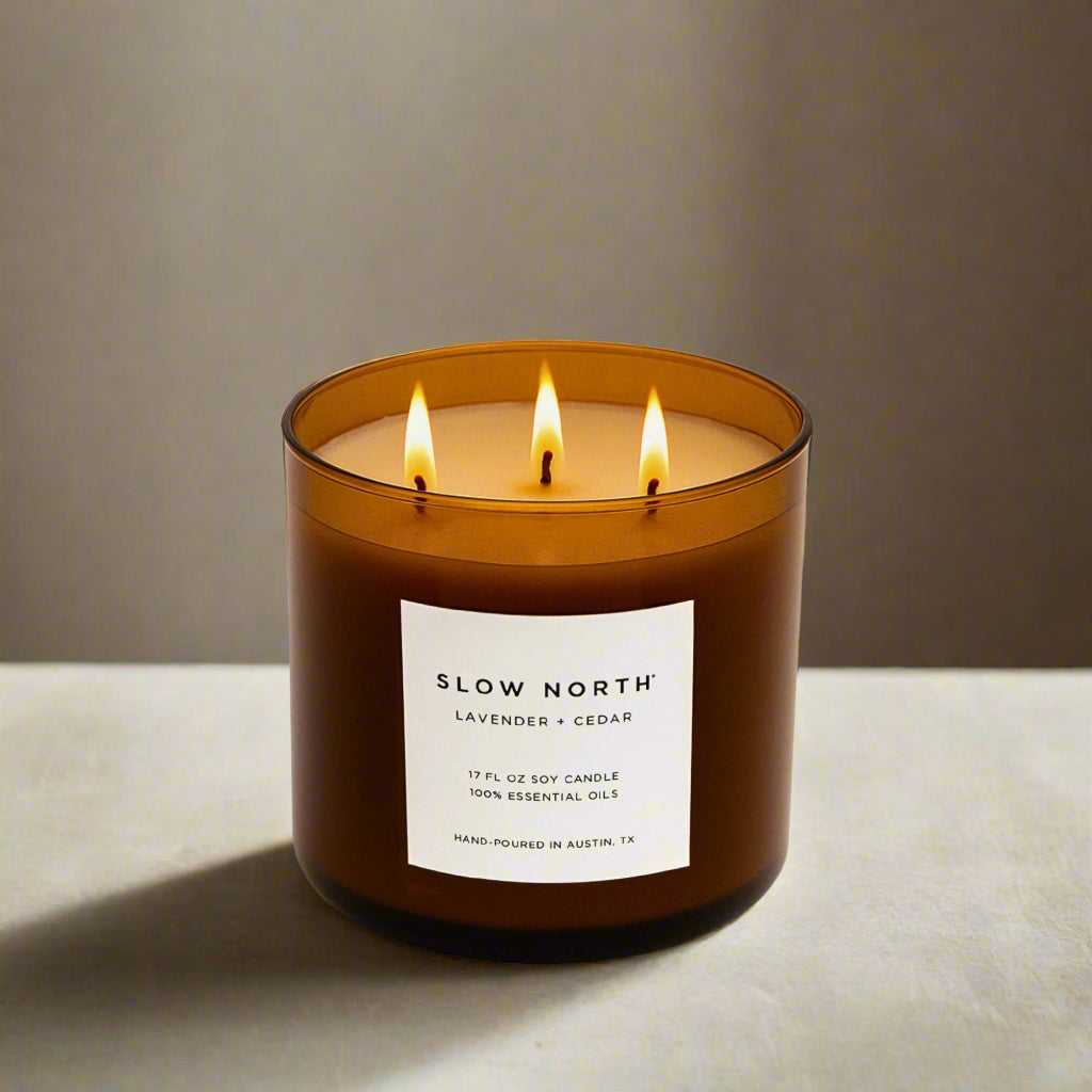 Lavender + Cedar - Signature 3-Wick Candle