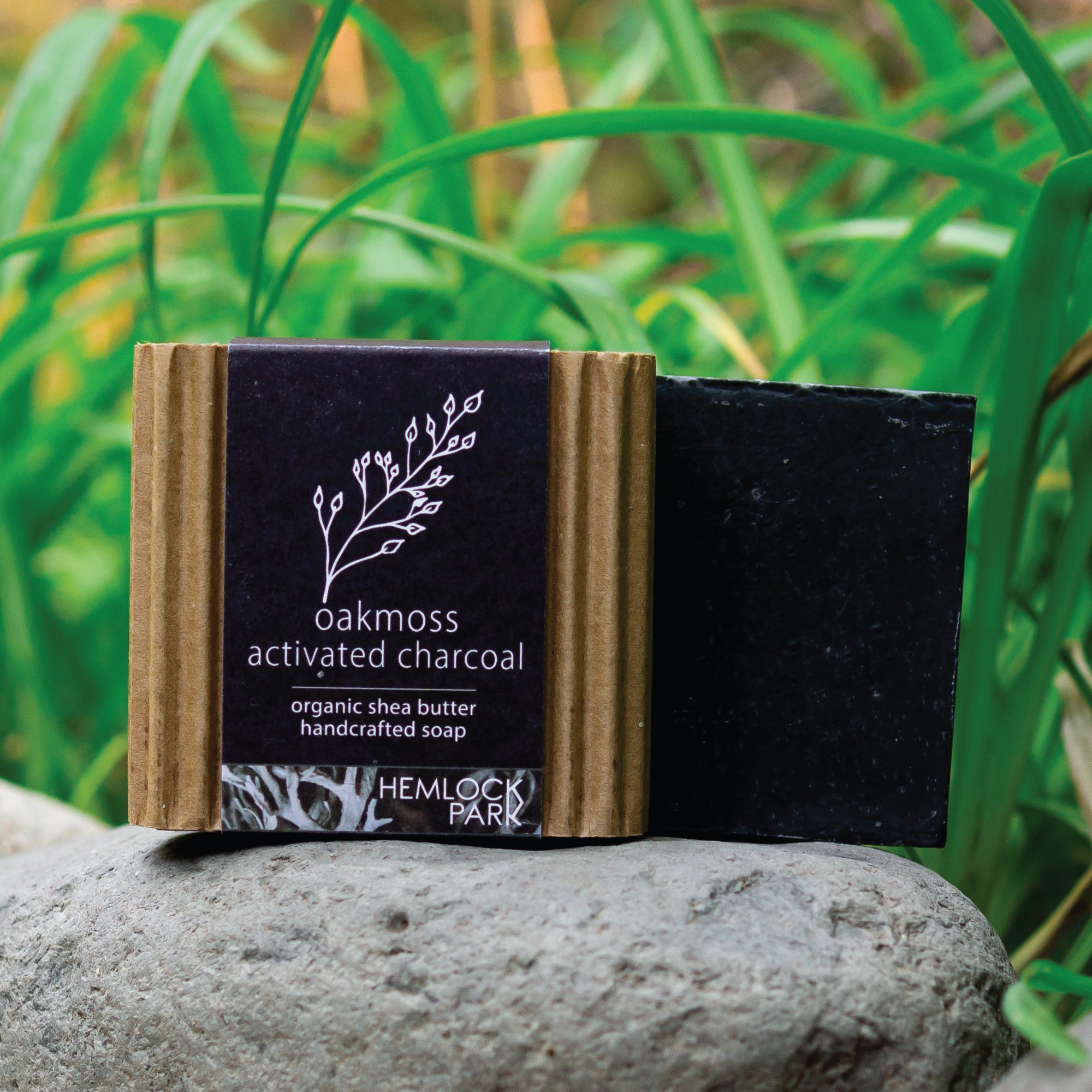 Oakmoss + Charcoal | Organic Shea Butter Soap