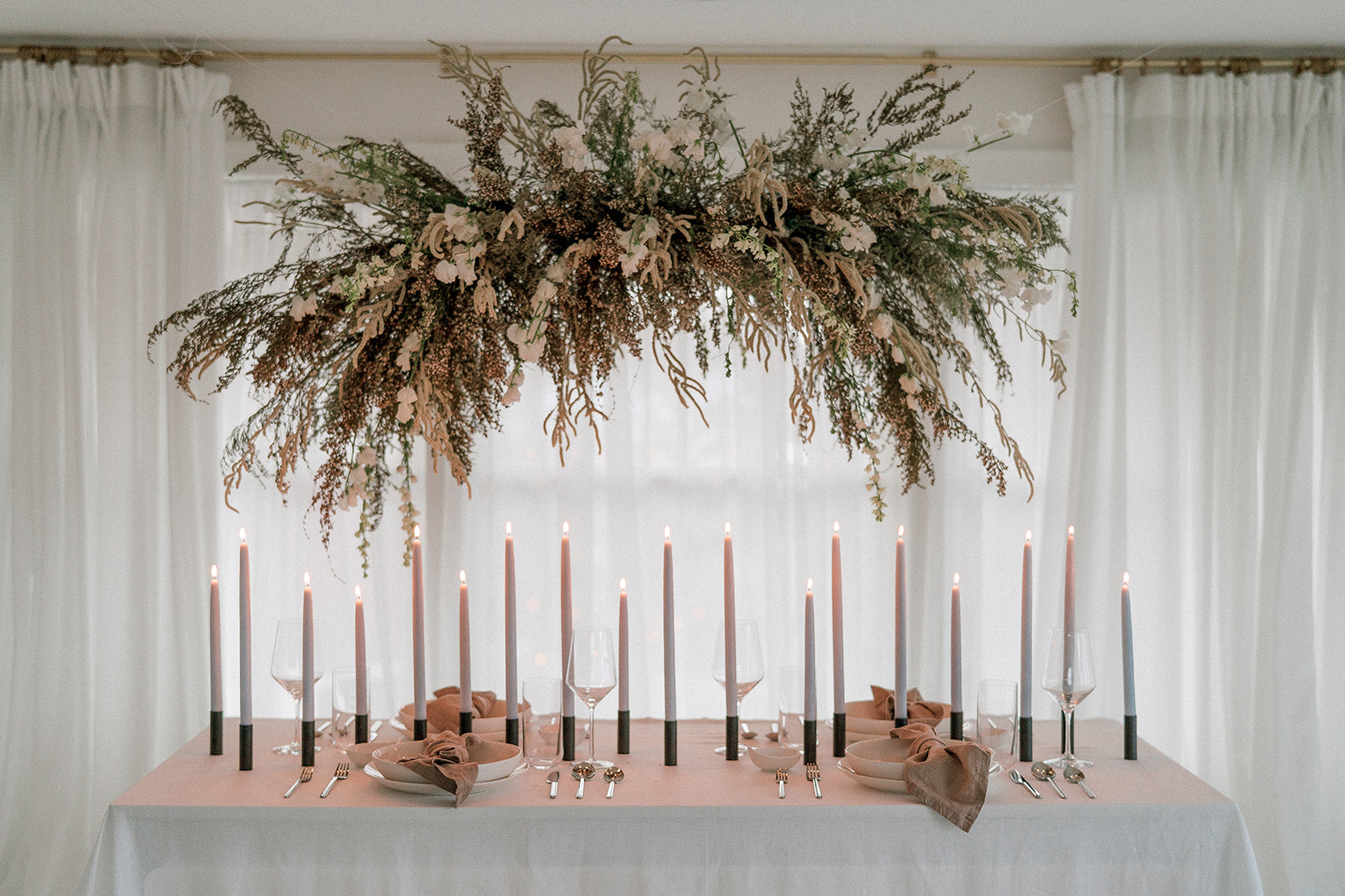 Bluebell | Dipped Beeswax Taper Candles
