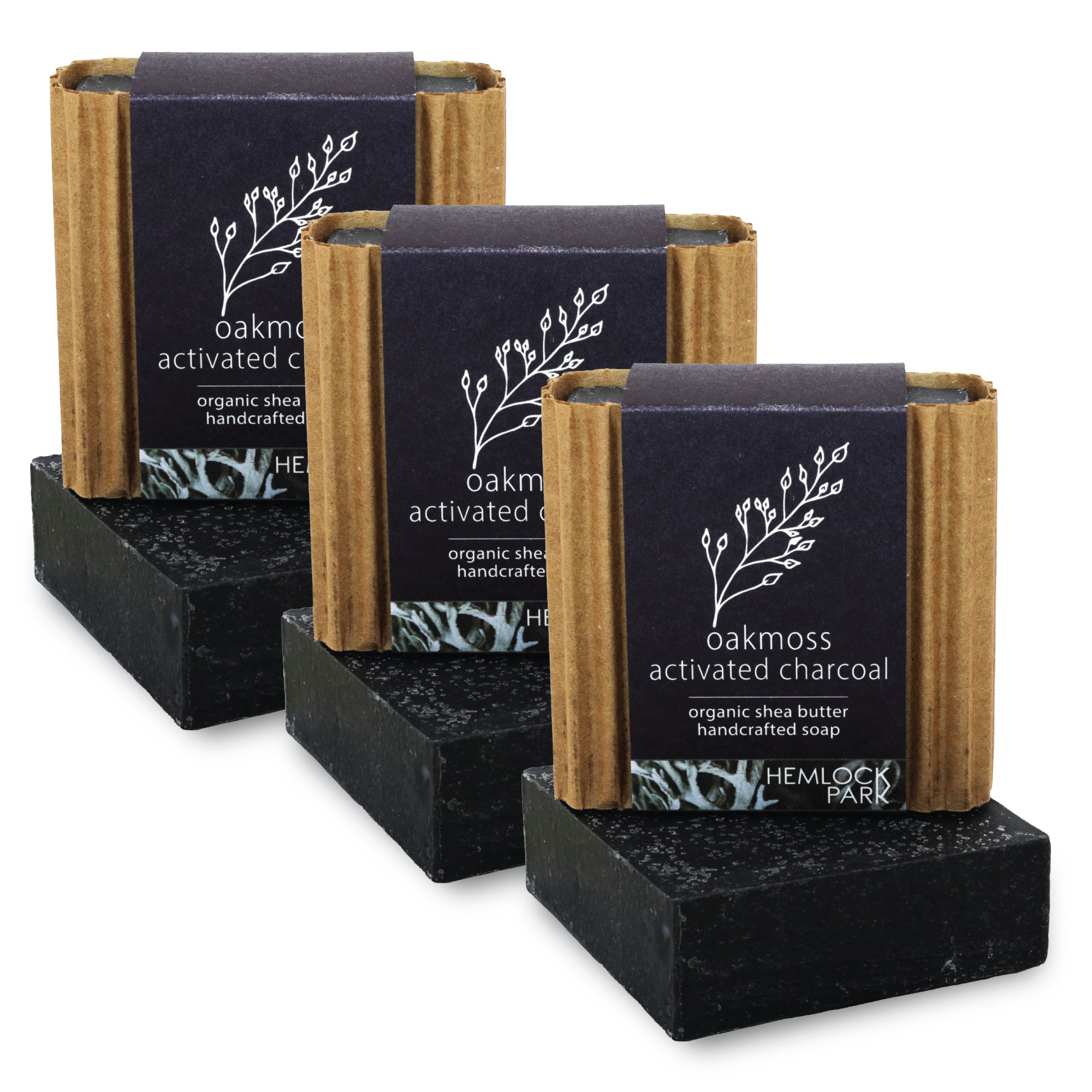 Oakmoss + Charcoal | Organic Shea Butter Soap