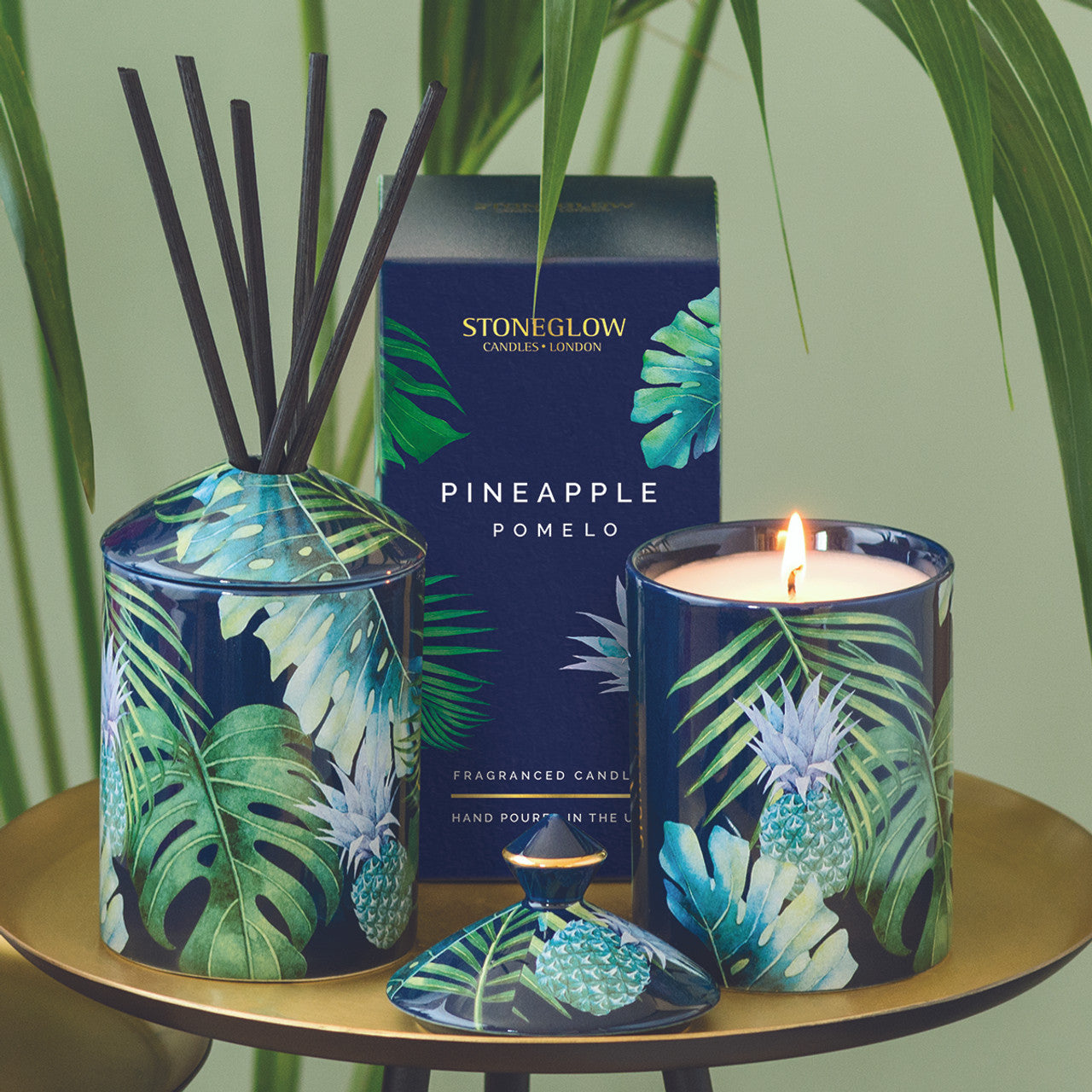 Urban Botanics - Pineapple | Pomelo - Ceramic Candle