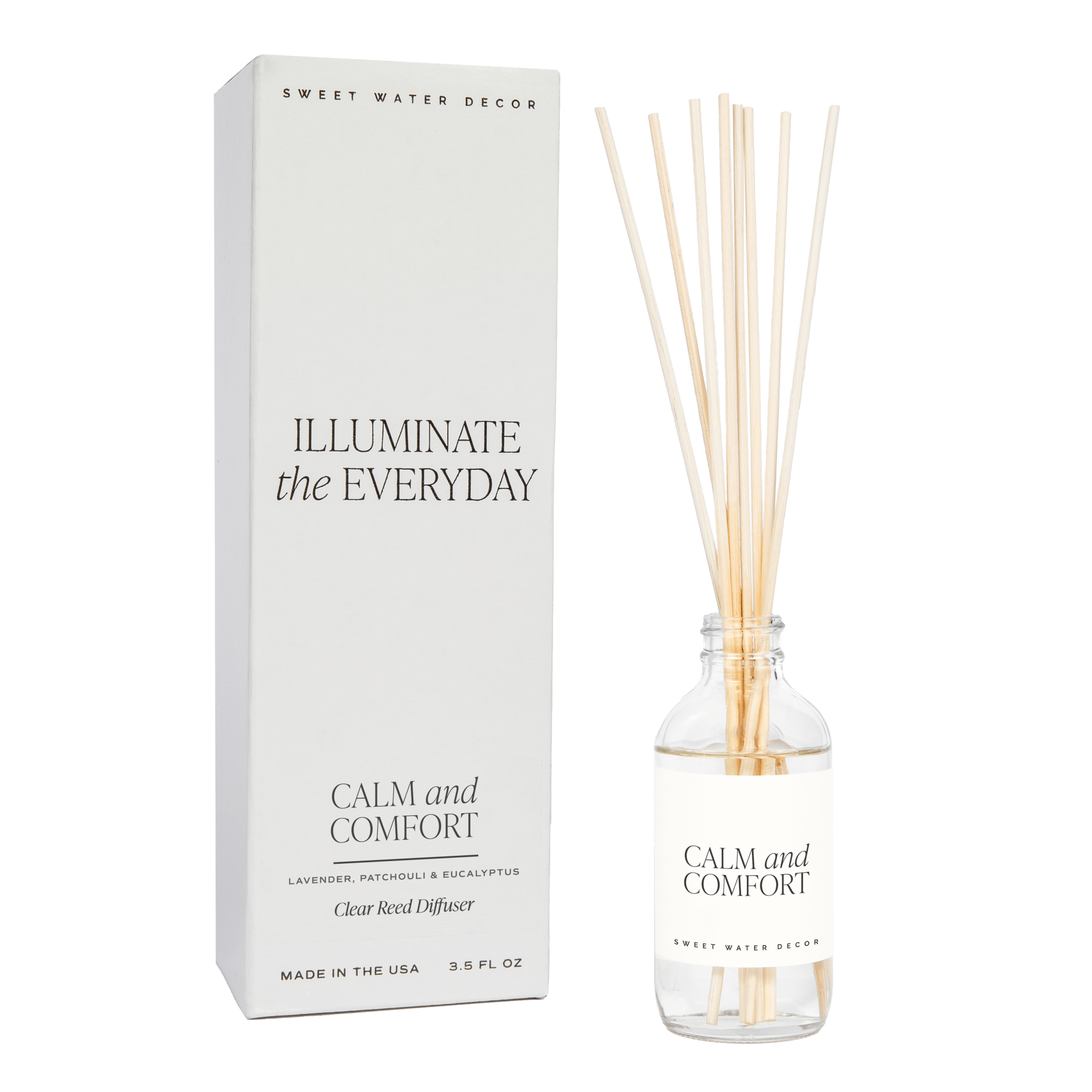 Calm and Comfort Clear Reed Diffuser