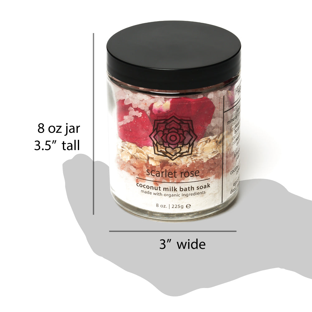 Scarlet Rose Coconut Milk Bath Soak