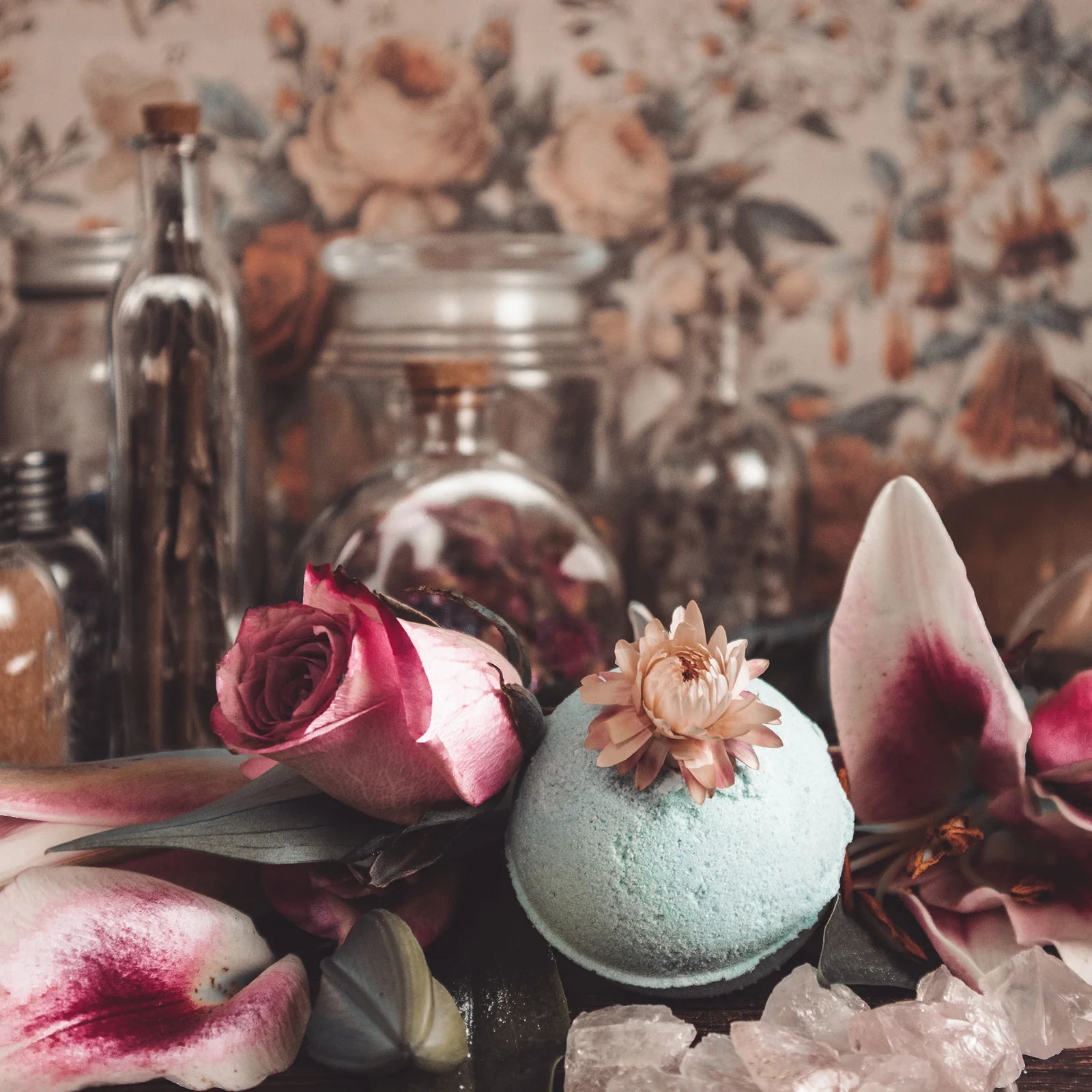 Selene | Rose Water & Lily | Bath Bomb