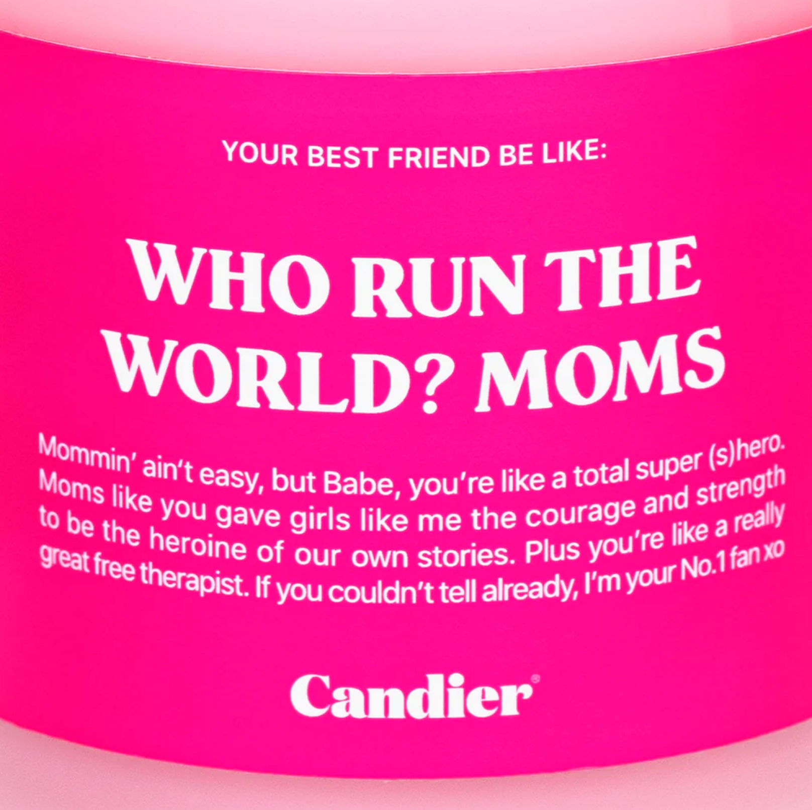 Who Run The World? Moms