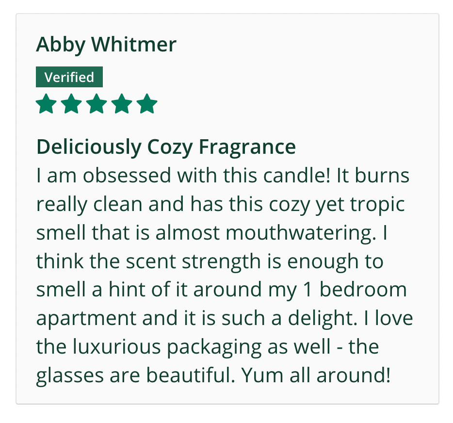 White Sand Beach Scented Soy Candle