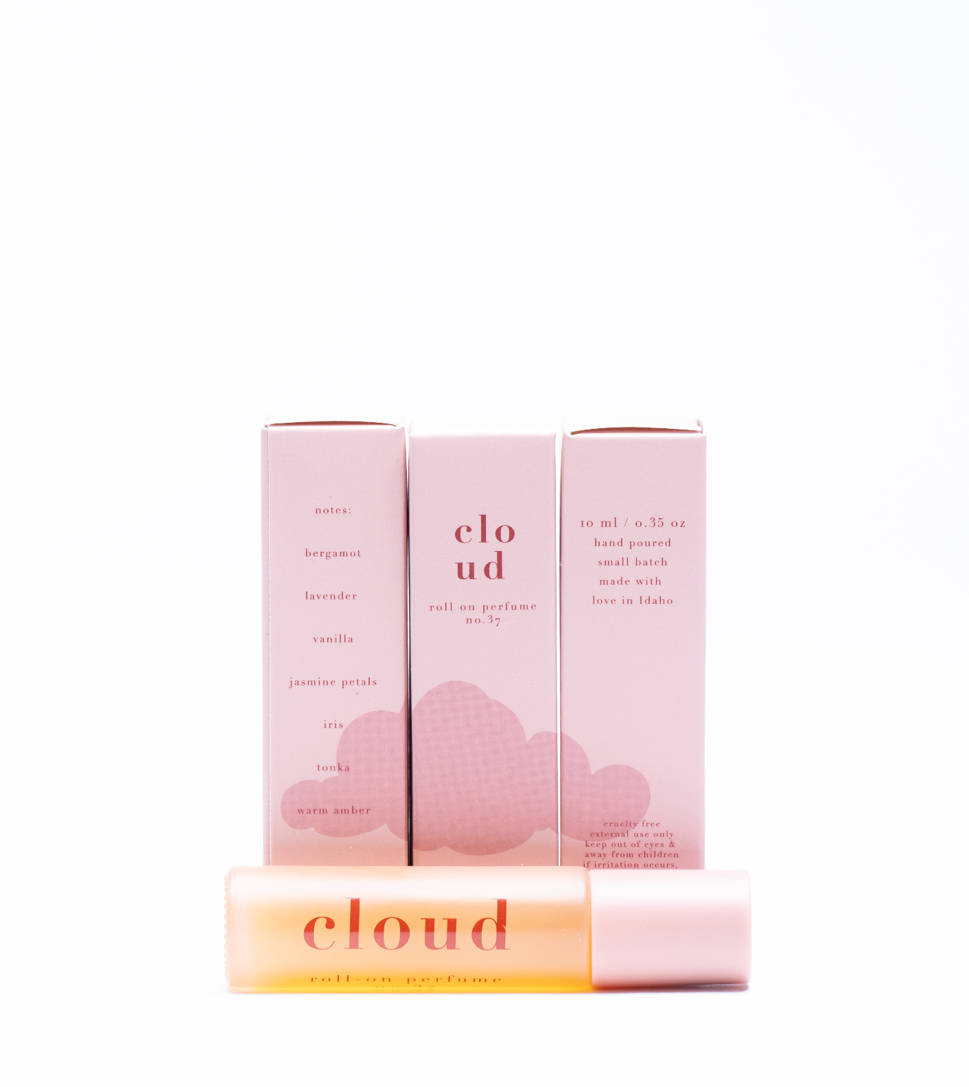 no. 37 cloud • clean perfume • roll-on or eau de parfum options