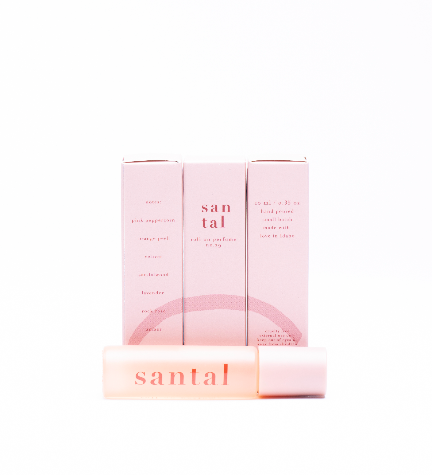 no. 29 santal • clean perfume • roll-on or eau de parfum options
