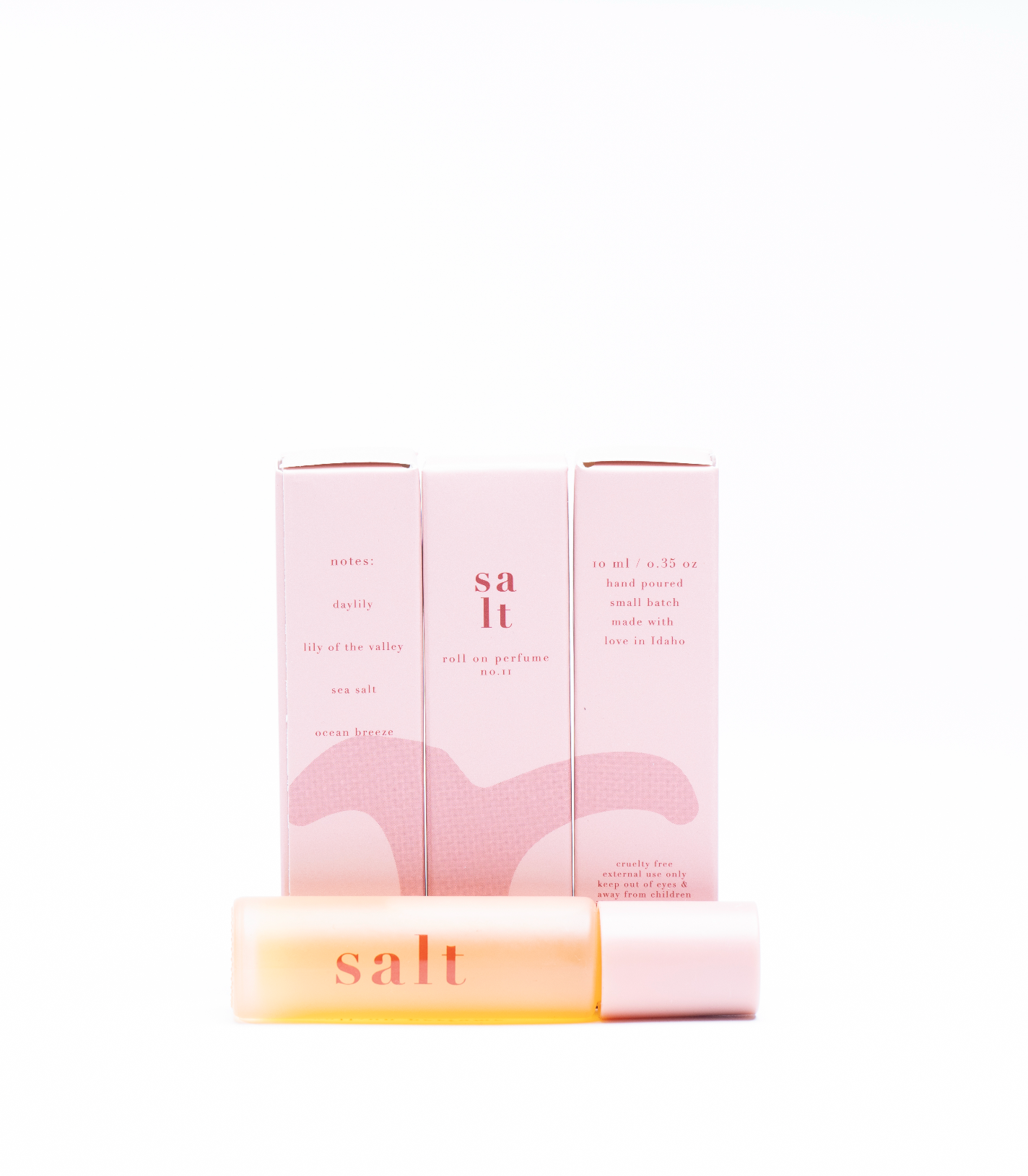 no.11 salt • clean perfume • roll-on or eau de parfum options