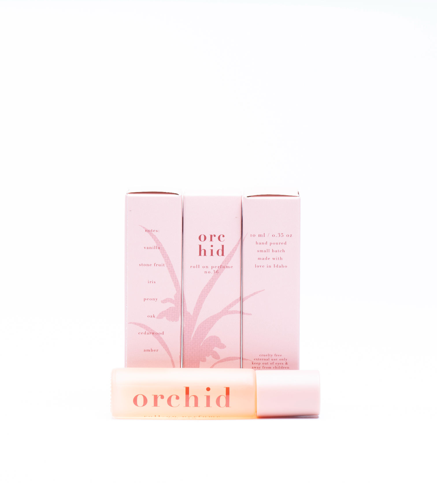 no. 36 orchid • clean perfume • roll-on or eau de parfum options