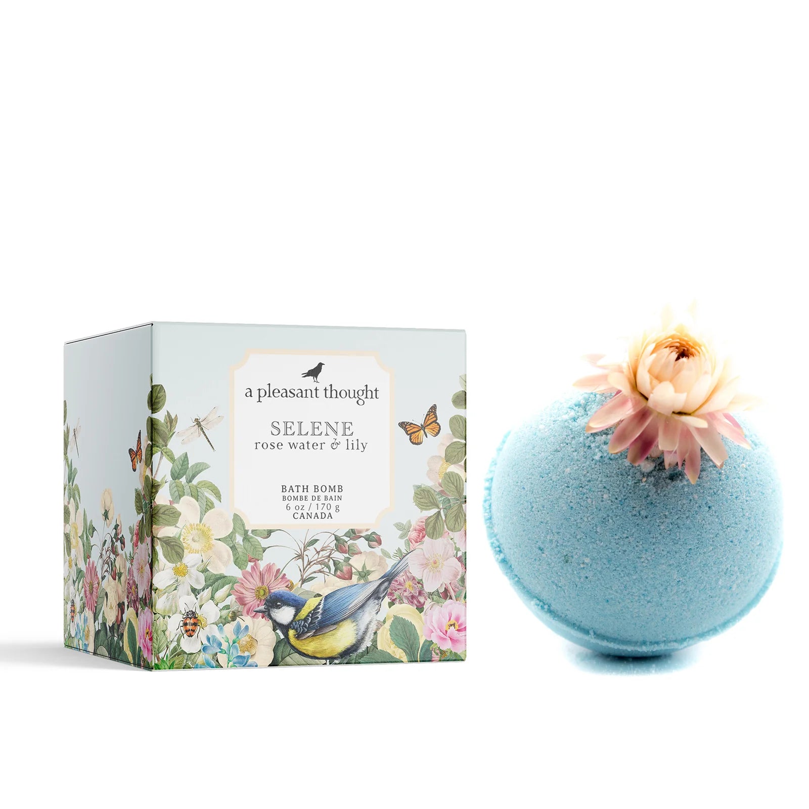 Selene | Rose Water & Lily | Bath Bomb