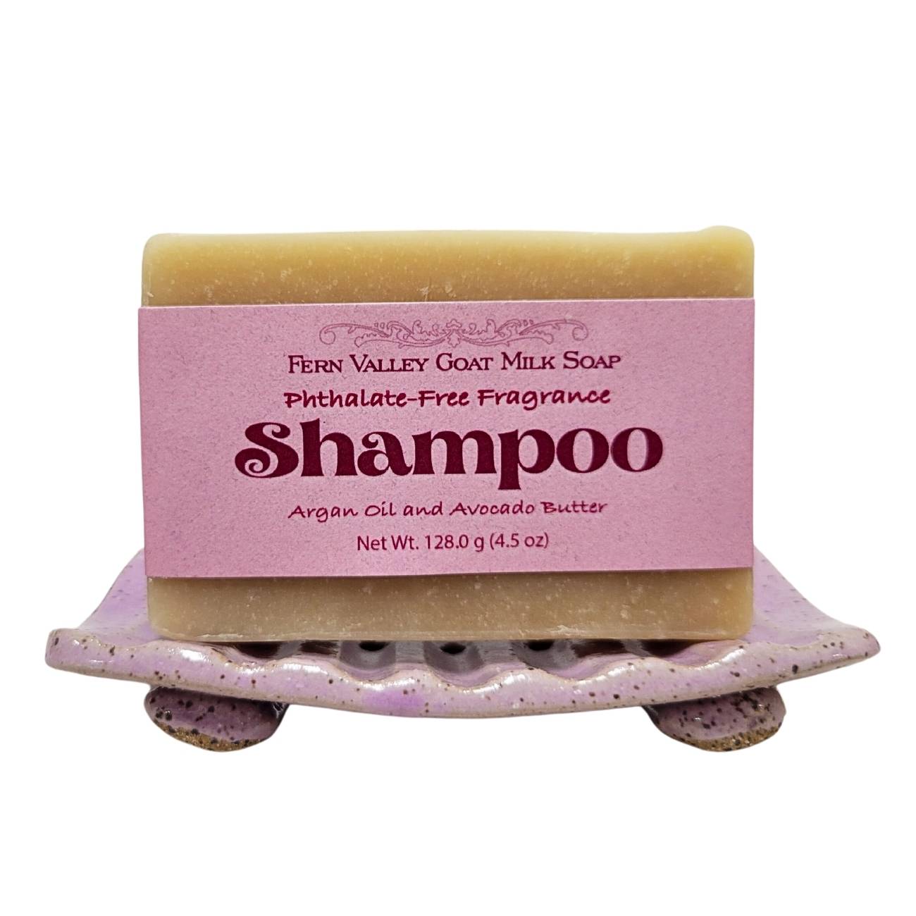 Handmade Goat Milk Shampoo Bar | Argan Oil & Avocado Butter | Flirty Floral Scent