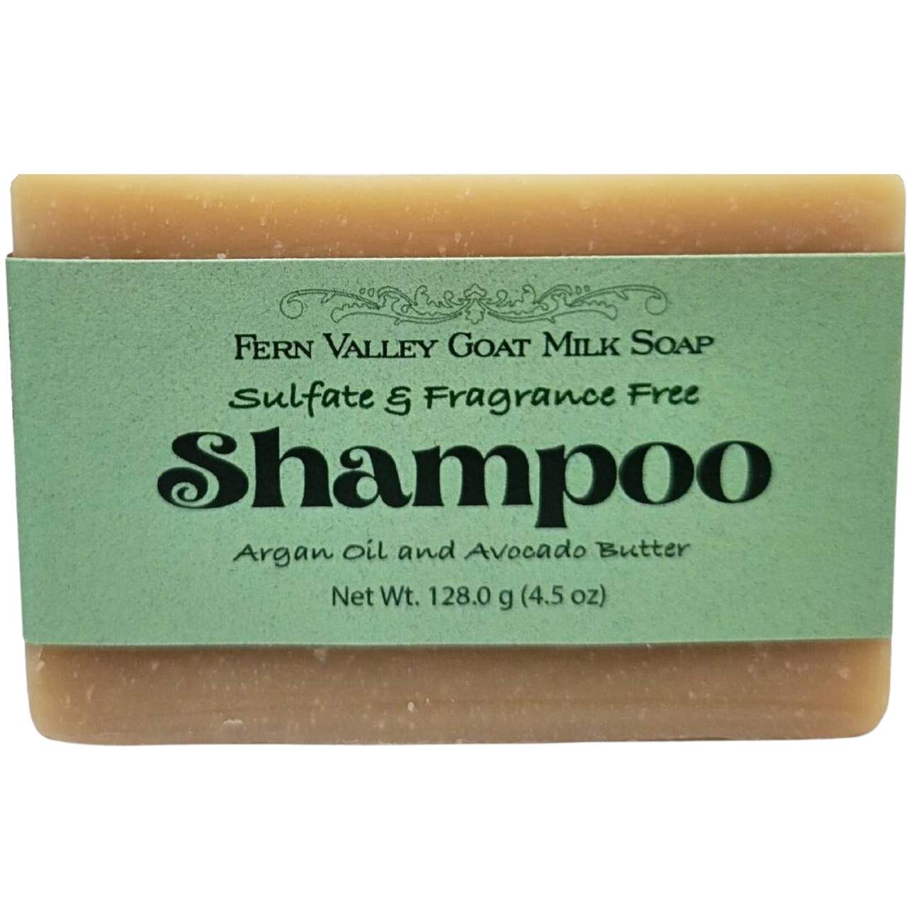 Handmade Goat Milk Shampoo Bar | Argan Oil & Avocado Butter | Fragrance-Free