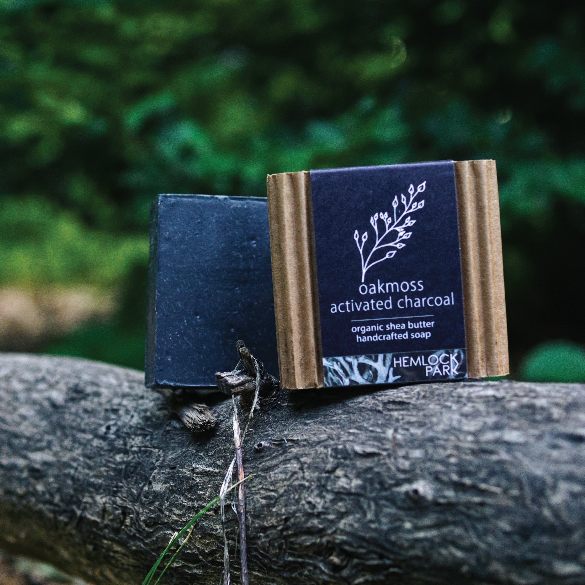 Oakmoss + Charcoal | Organic Shea Butter Soap