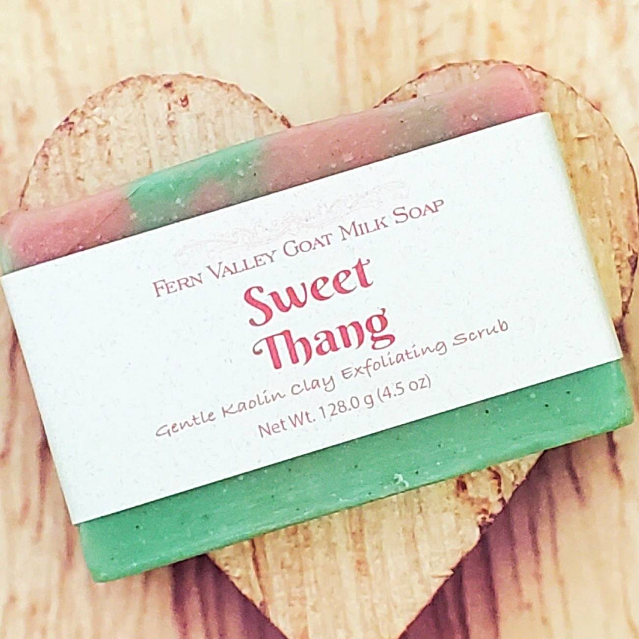 Natural Goat Milk Soap | Exfoliating Kaolin Clay Scrub | Sweet Thang