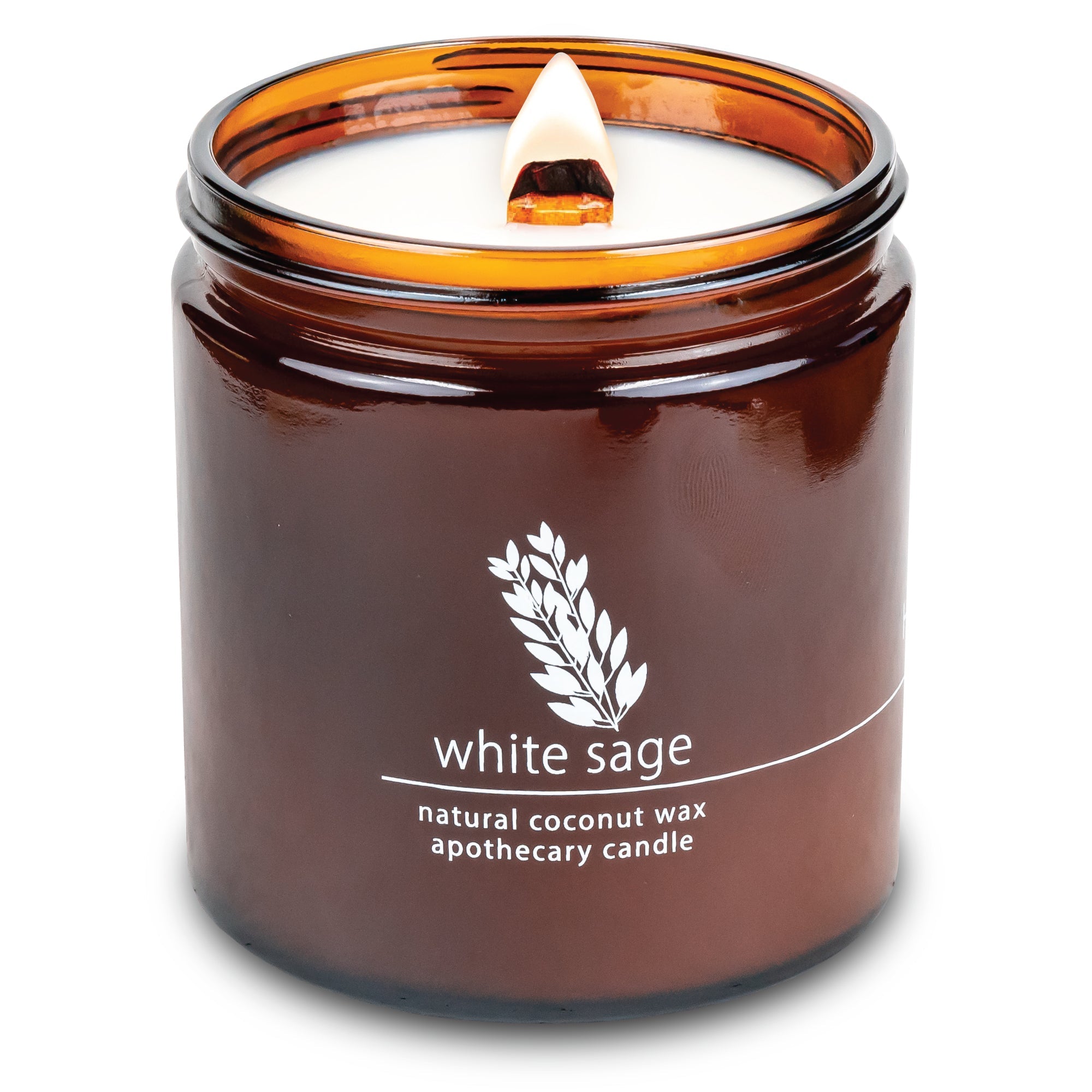 White Sage | Wood Wick Candle with Natural Coconut Wax