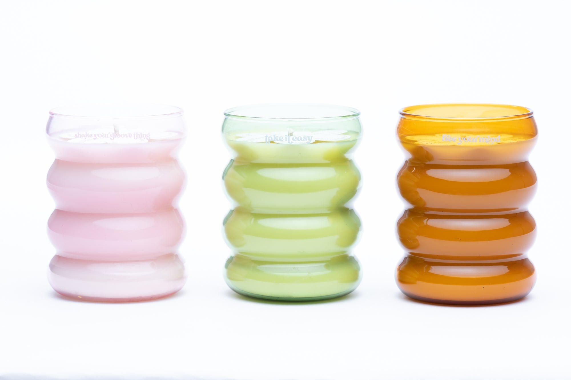 take it easy • wiggle collection • 9 oz soy candle