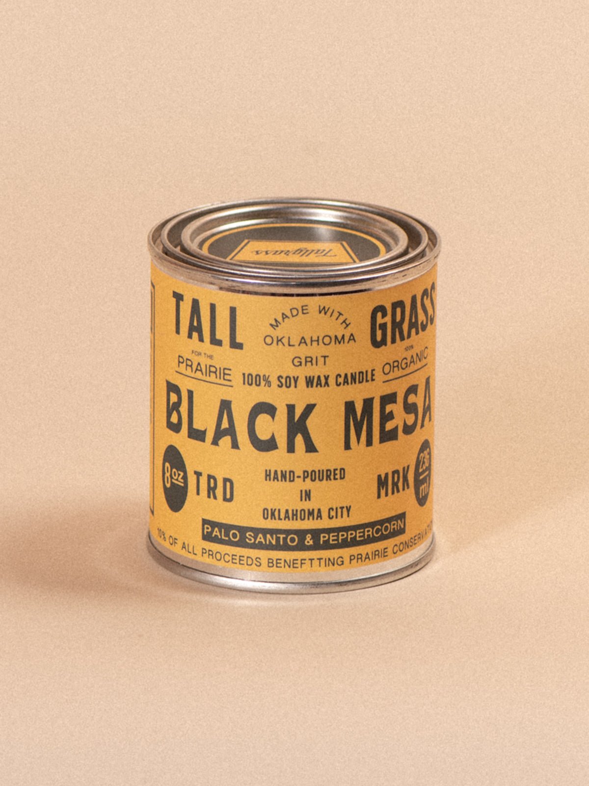 Black Mesa: Palo Santo + Peppercorn Soy Wax Candle