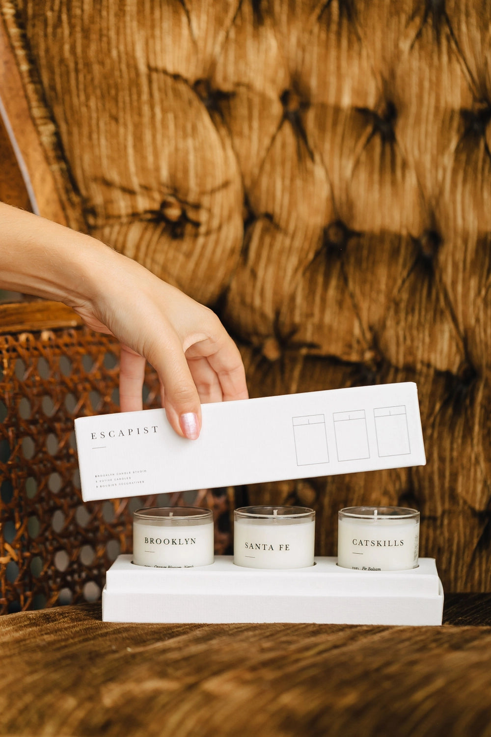Escapist Votive Set - Smoke + Woods