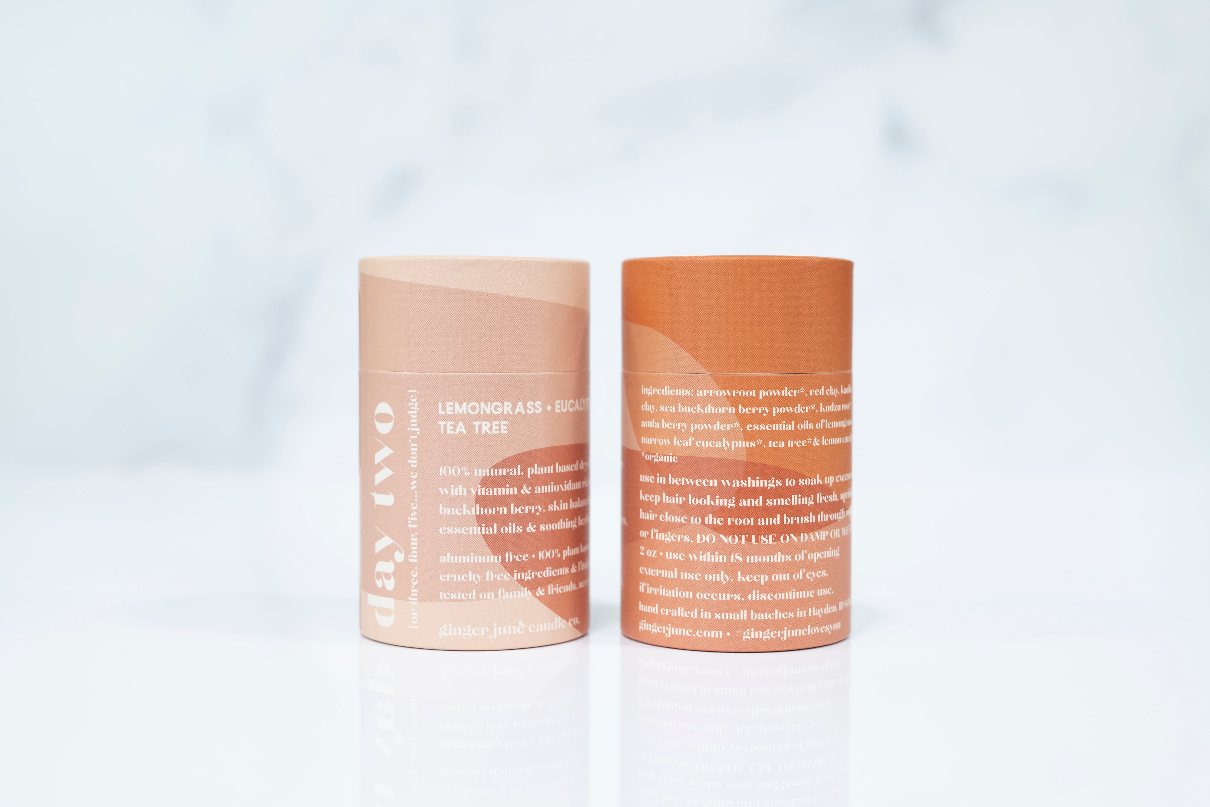 day two • 100% natural dry shampoo