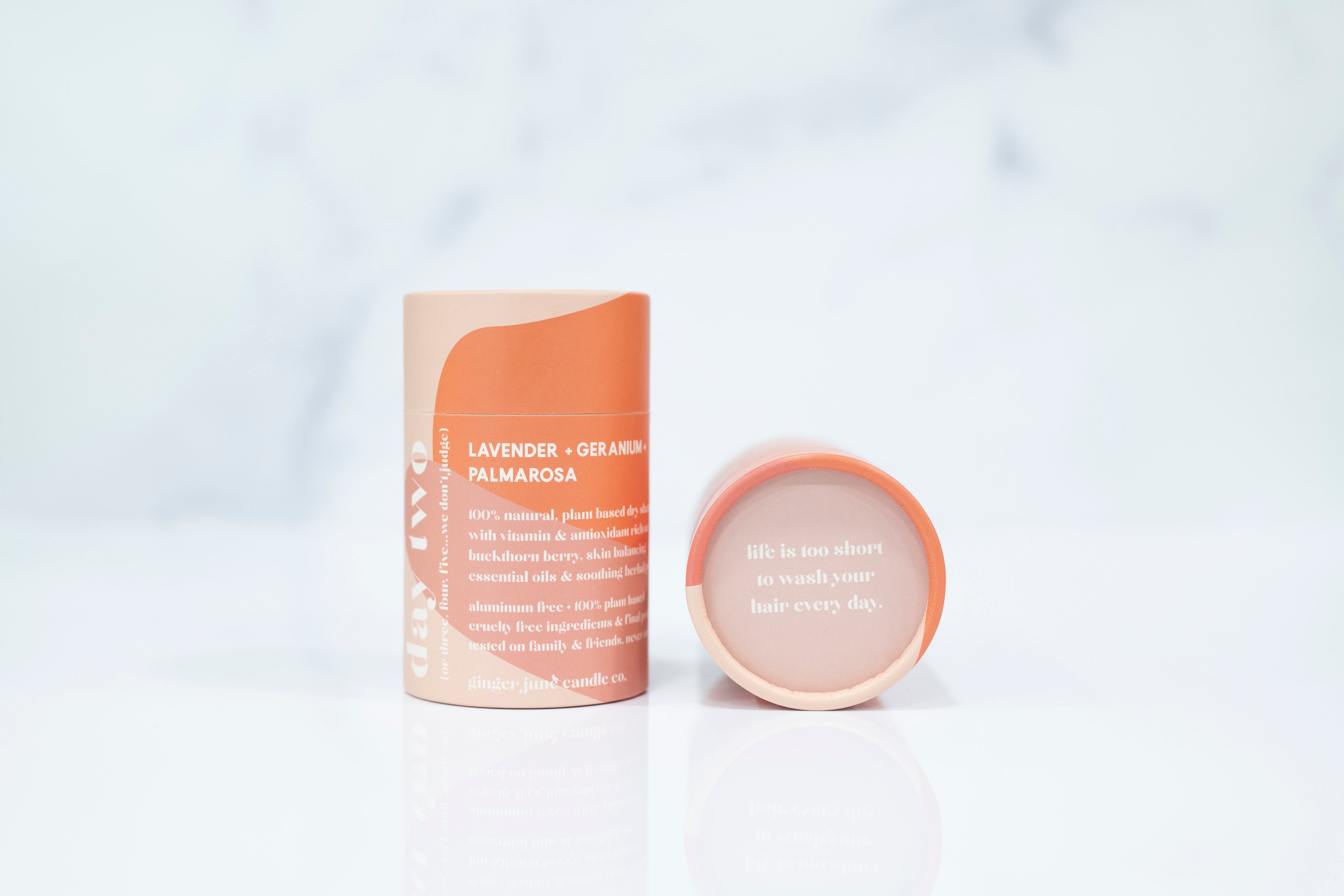 day two • 100% natural dry shampoo