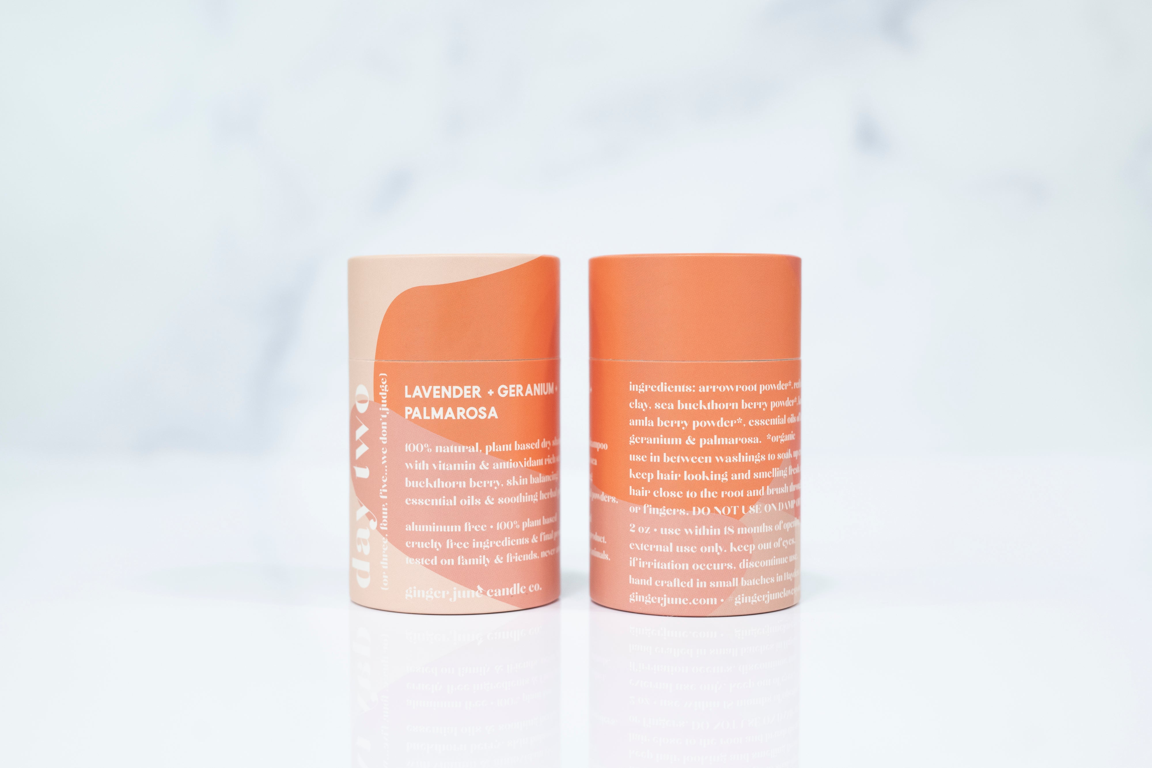 day two • 100% natural dry shampoo