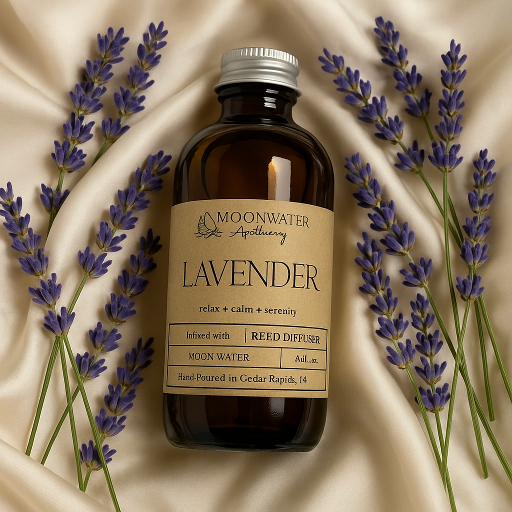 Lavender - REED DIFFUSER, Calming Aromatherapy Scent